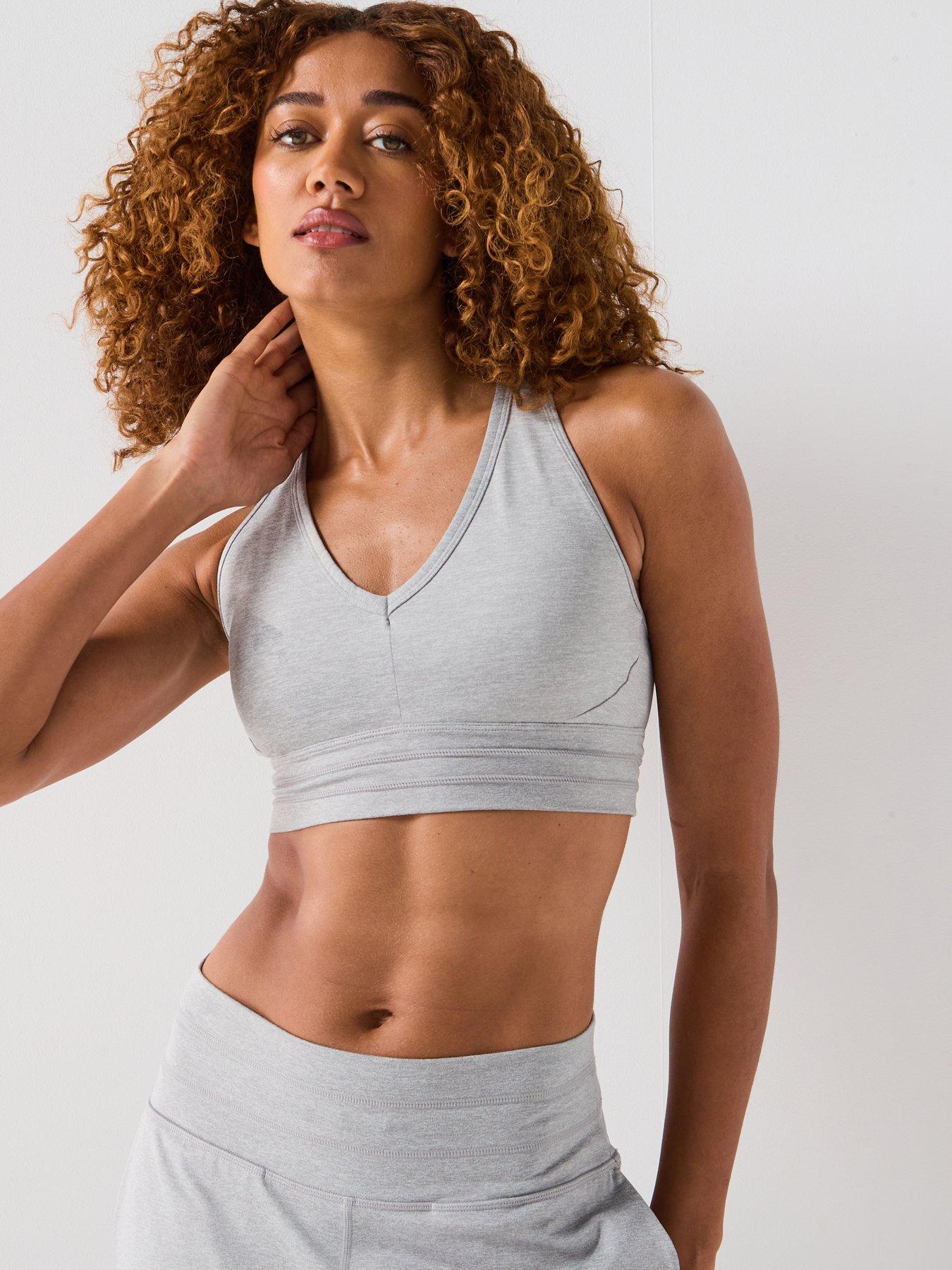 undefined Womens Gaia Yoga Bra - Grey
