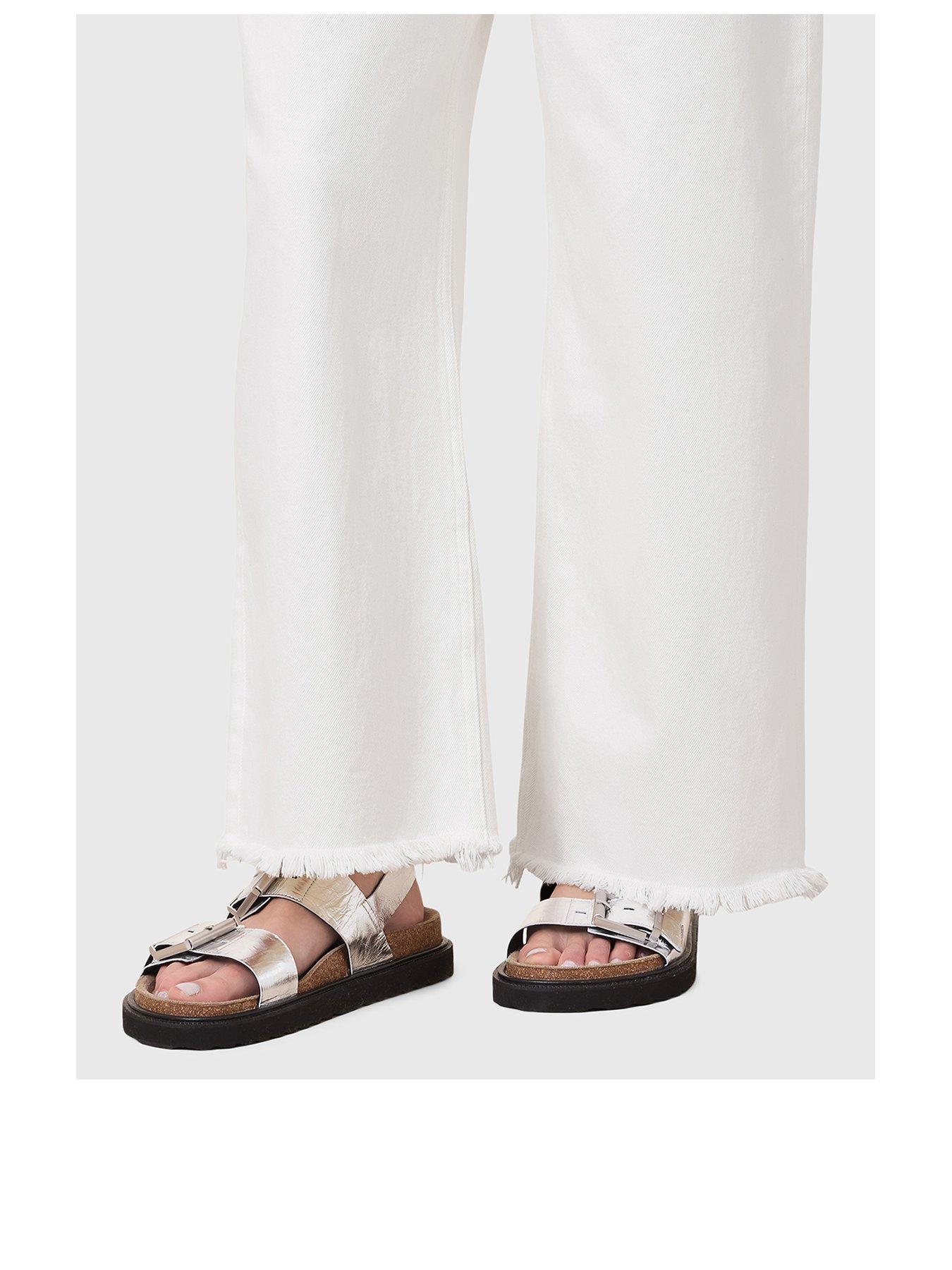 Image 2 of 6 of AllSaints Isla Sandal - Silver