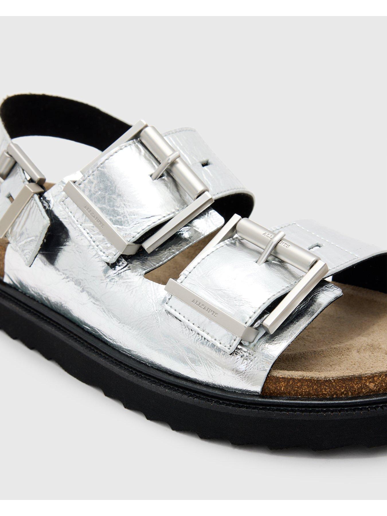 Image 5 of 6 of AllSaints Isla Sandal - Silver