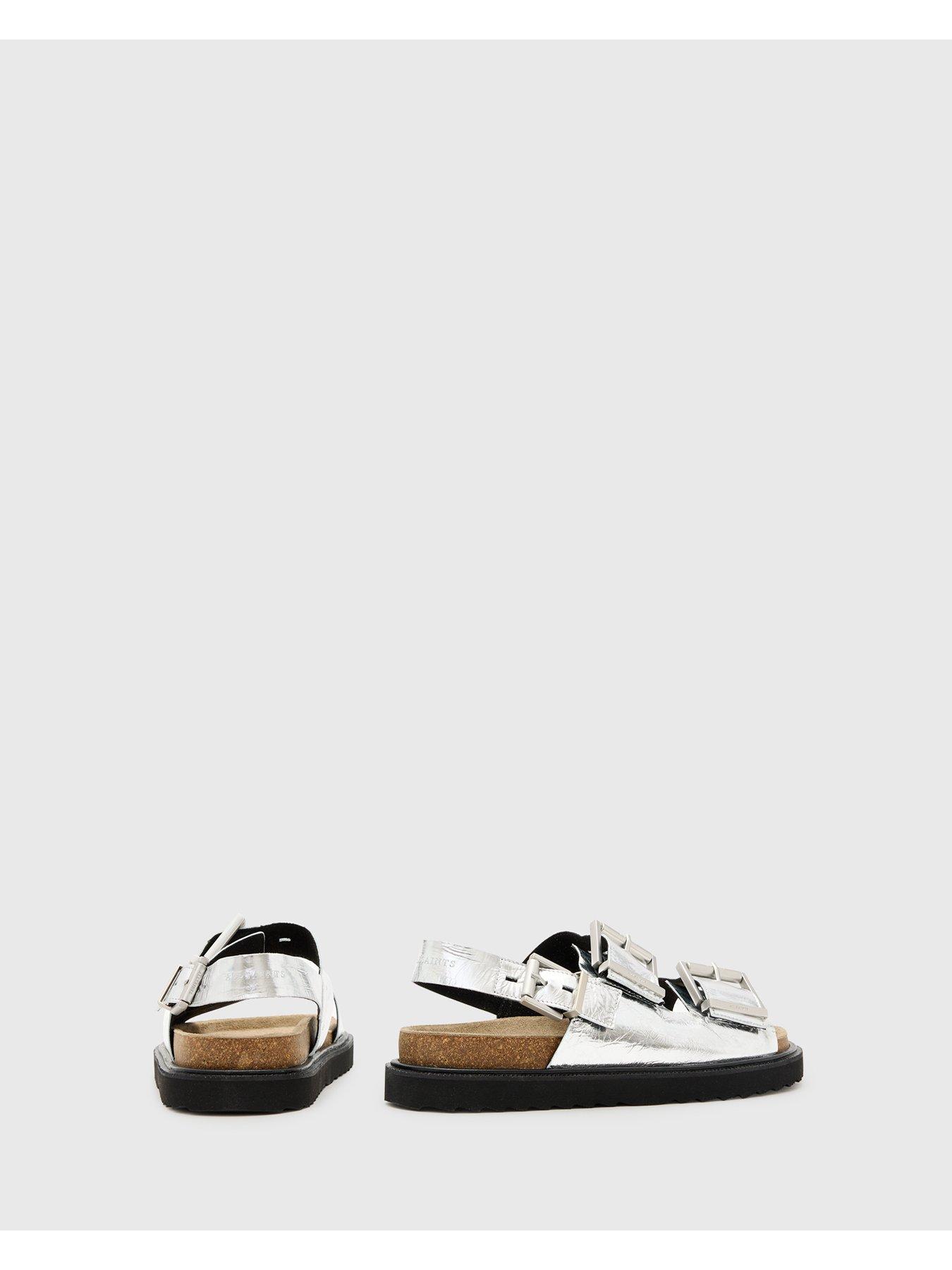 Image 6 of 6 of AllSaints Isla Sandal - Silver