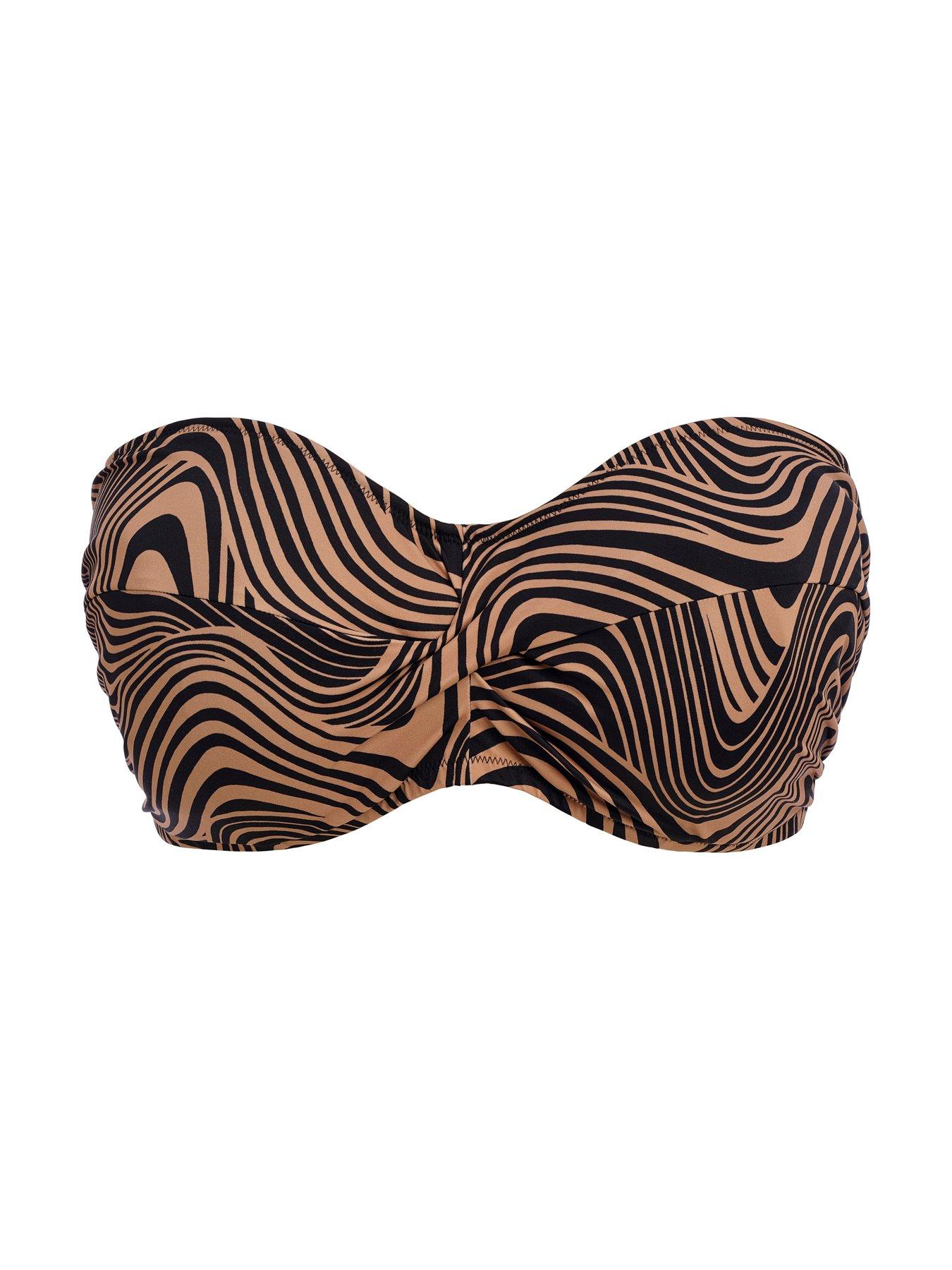 Image 4 of 4 of Fantasie Pemba Island UW Twist Bandeau Bikini Top