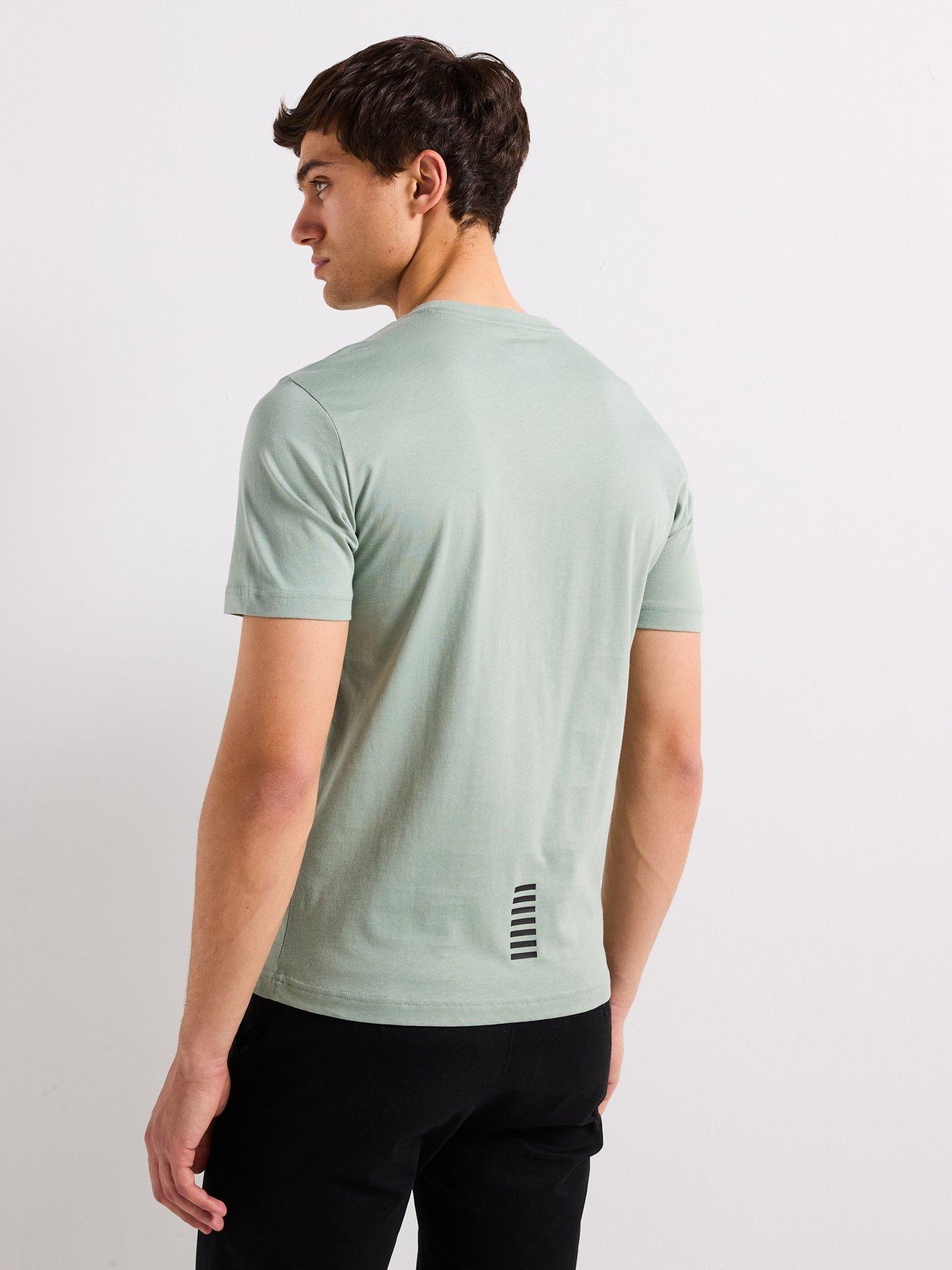 Image 2 of 4 of EA7 Emporio Armani Core ID Crew Neck T-Shirt - Light Green