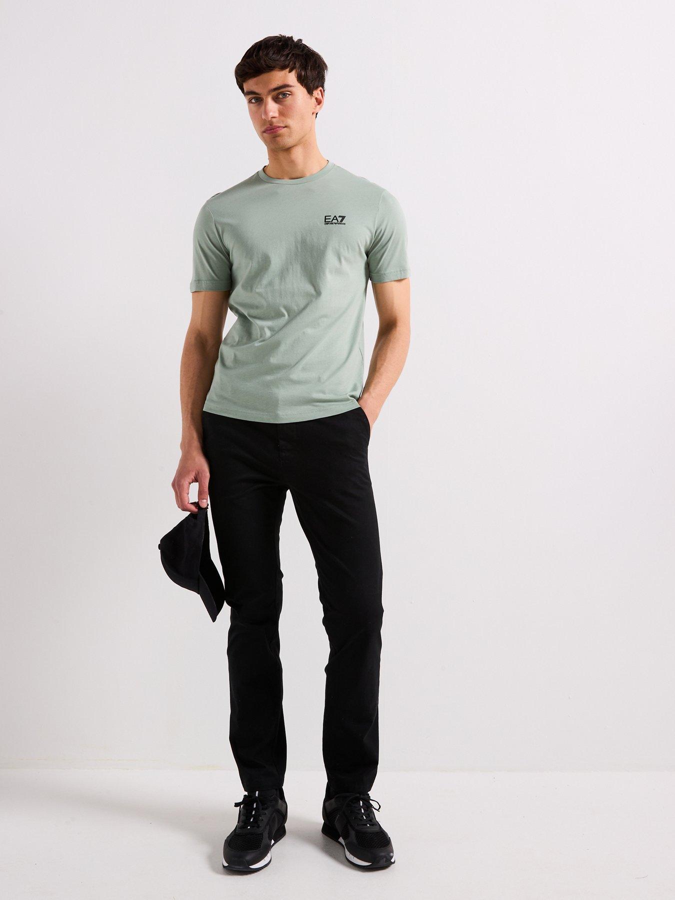 Image 3 of 4 of EA7 Emporio Armani Core ID Crew Neck T-Shirt - Light Green