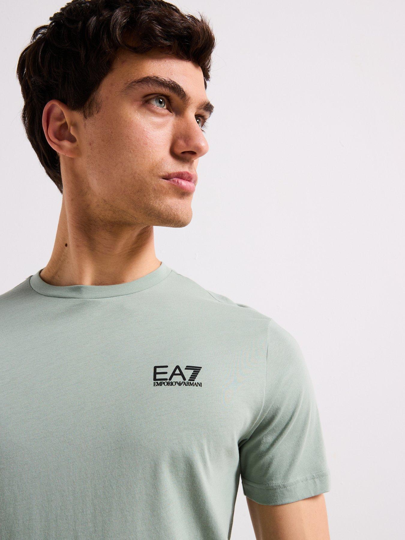 Image 4 of 4 of EA7 Emporio Armani Core ID Crew Neck T-Shirt - Light Green