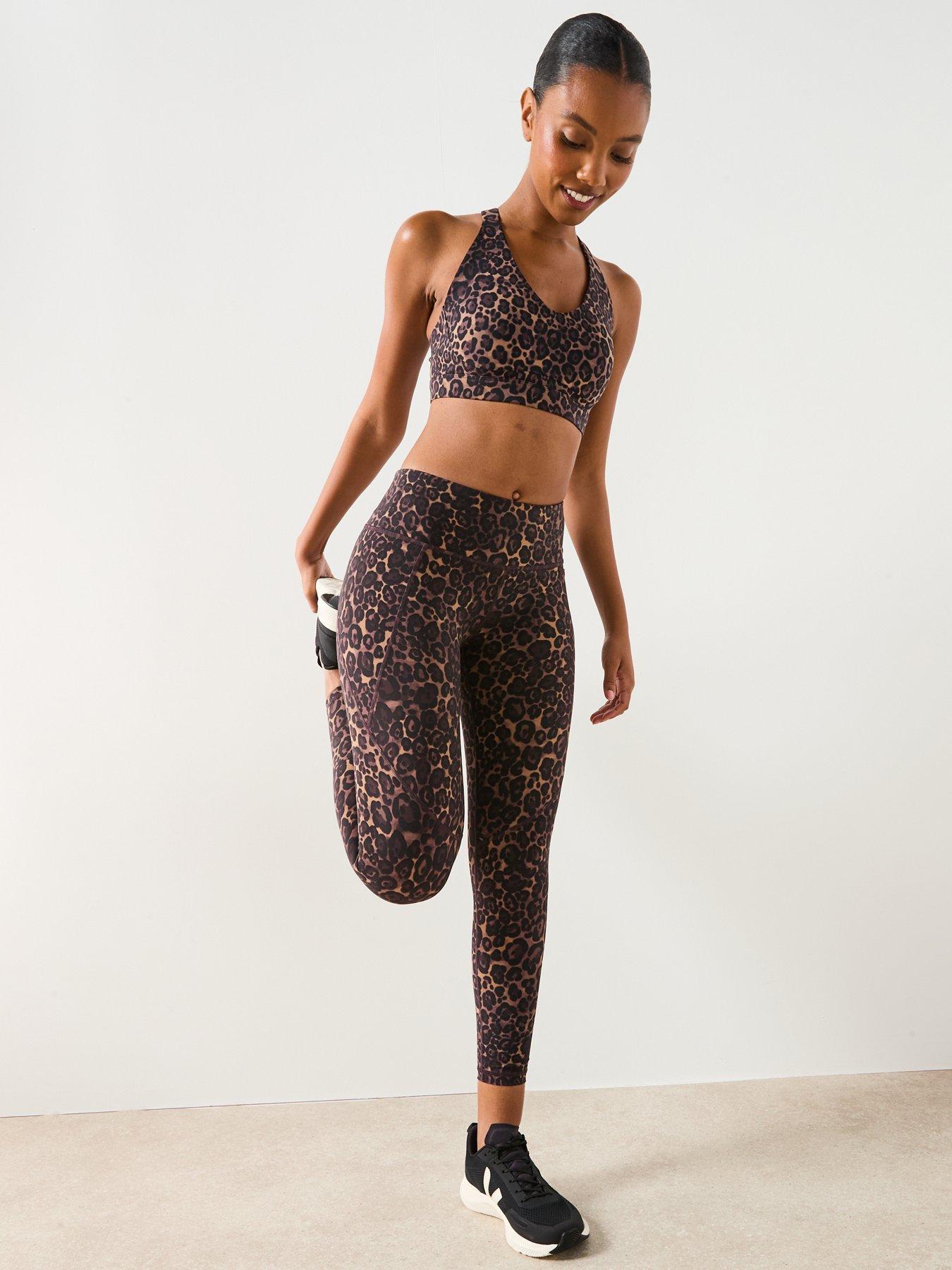 Image 3 of 6 of Sweaty Betty Womens Training Power 7/8 Workout Leggings - Brown