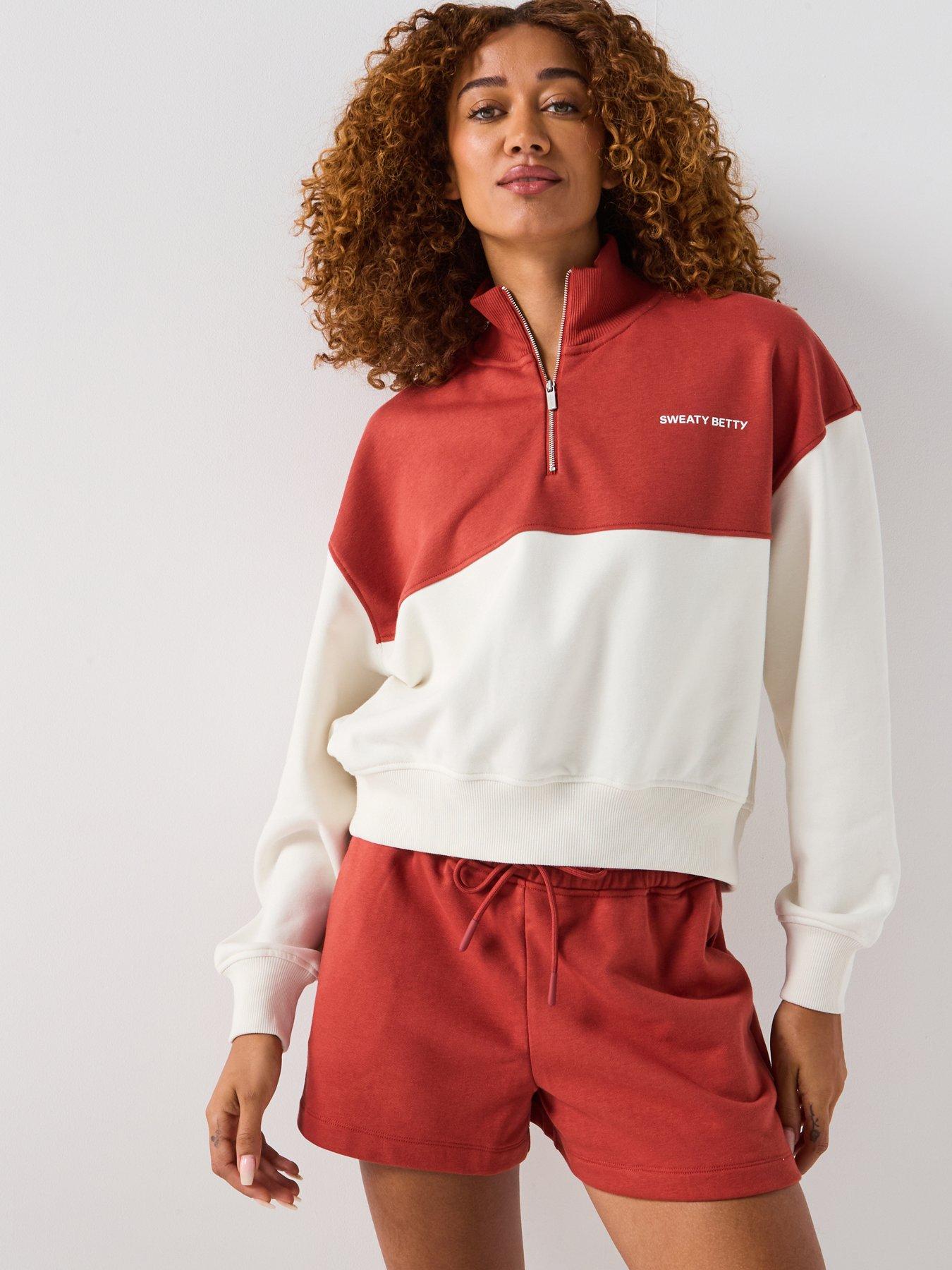 undefined Womens Training Revive Crop Half Zip - White