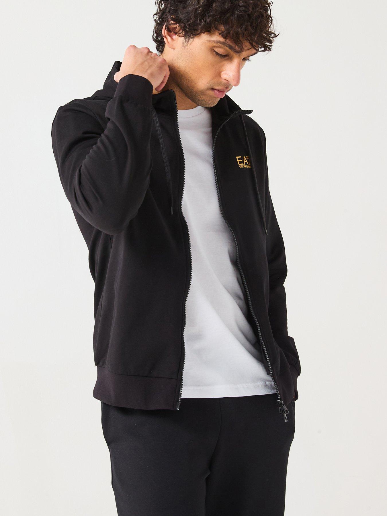 undefined Core Id Zip Through Hoodie - Black