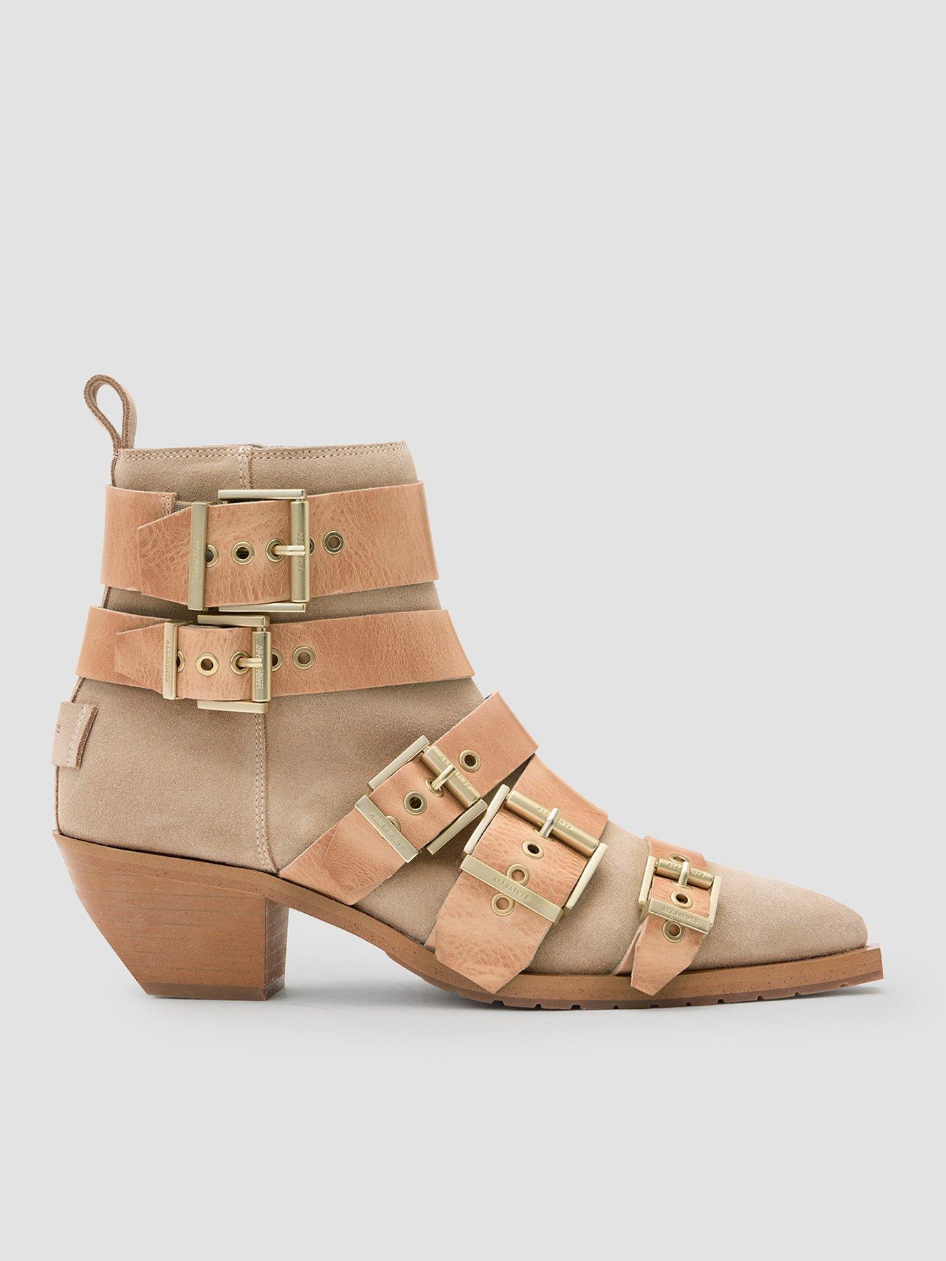 undefined Jane Buckle Boots - Brown