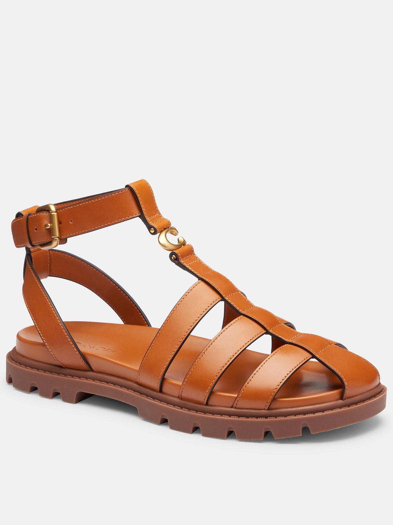 undefined Leah Leather Fisherman Sandal