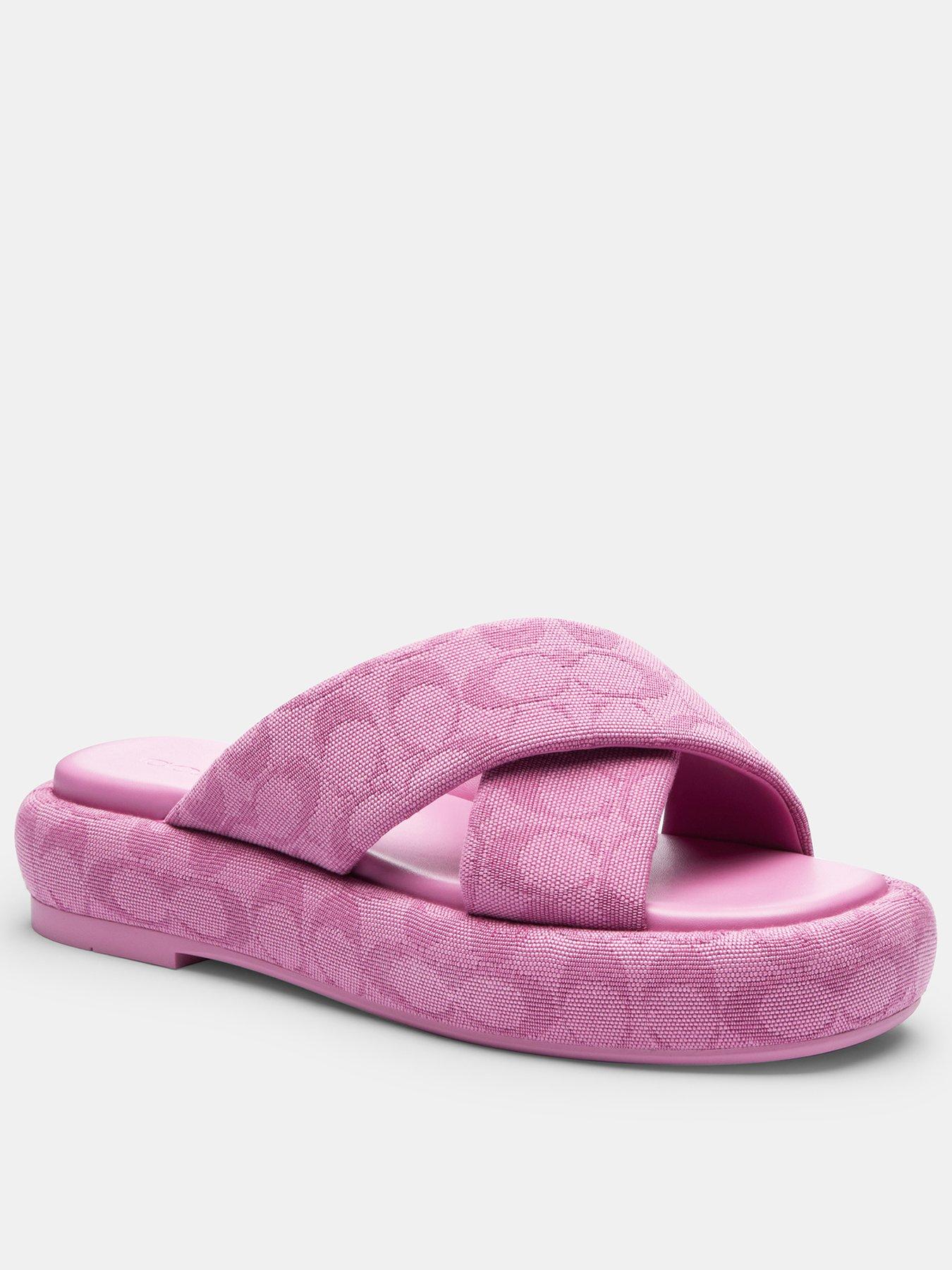 undefined Penelope Signature C Canvas Sandals - Pink