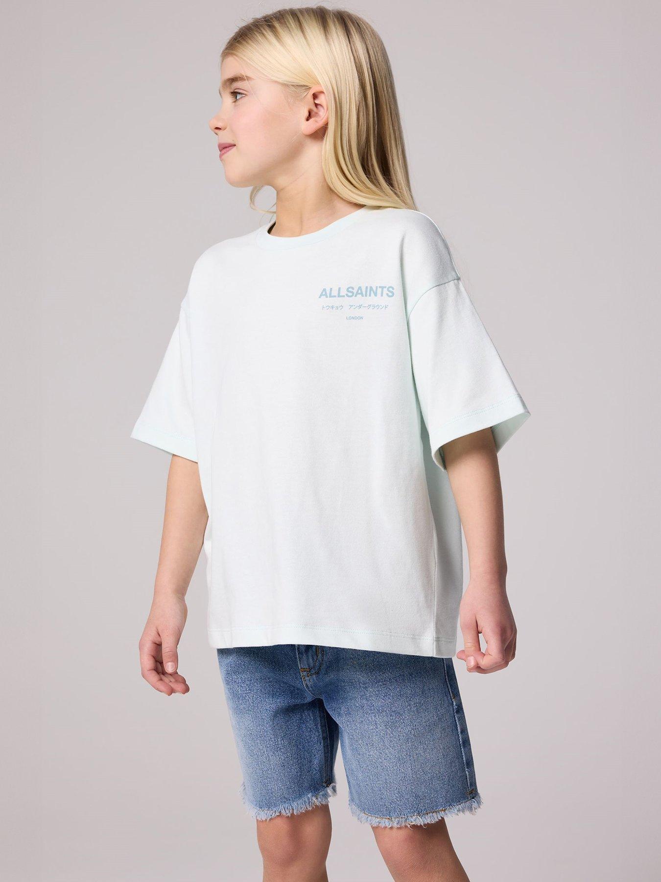 undefined Girls Logo T-shirt - Blue