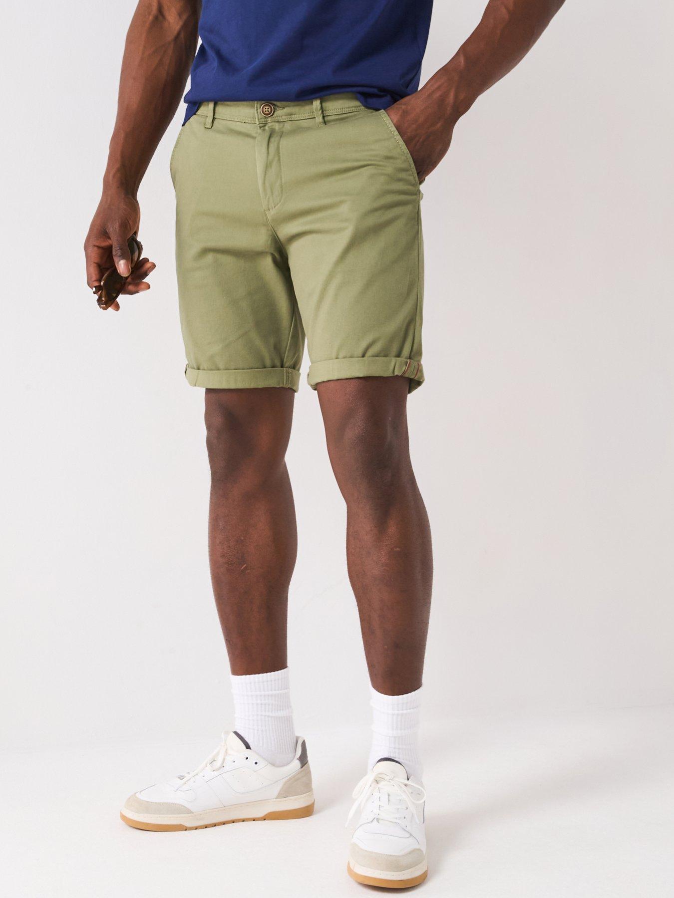 undefined Bowie Chino Shorts - Deep Lichen Green