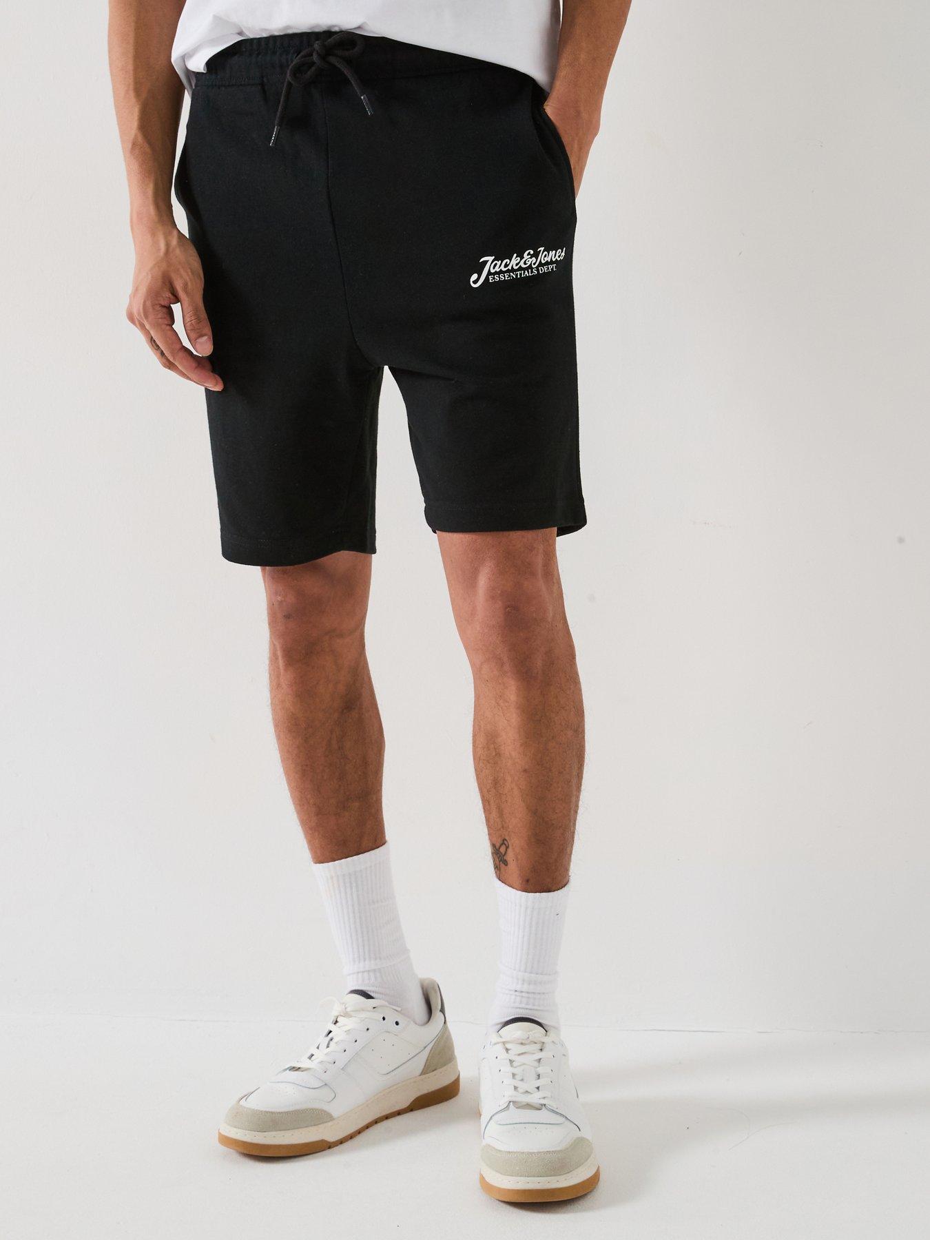 undefined Gordon Beau Script Sweat Shorts - Black