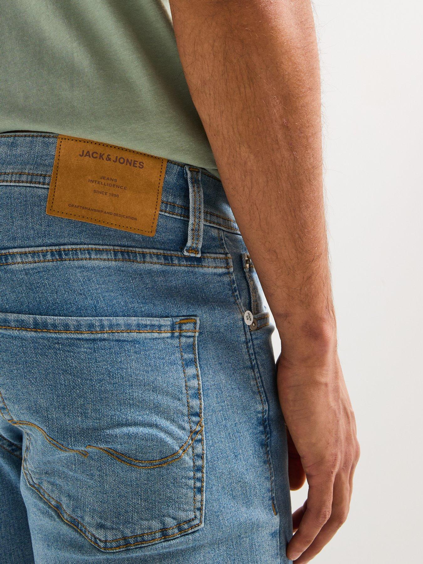 Jack&amp;Jones Pantaloni Glenn Original Slim Fit Neri Uomo | Jeans