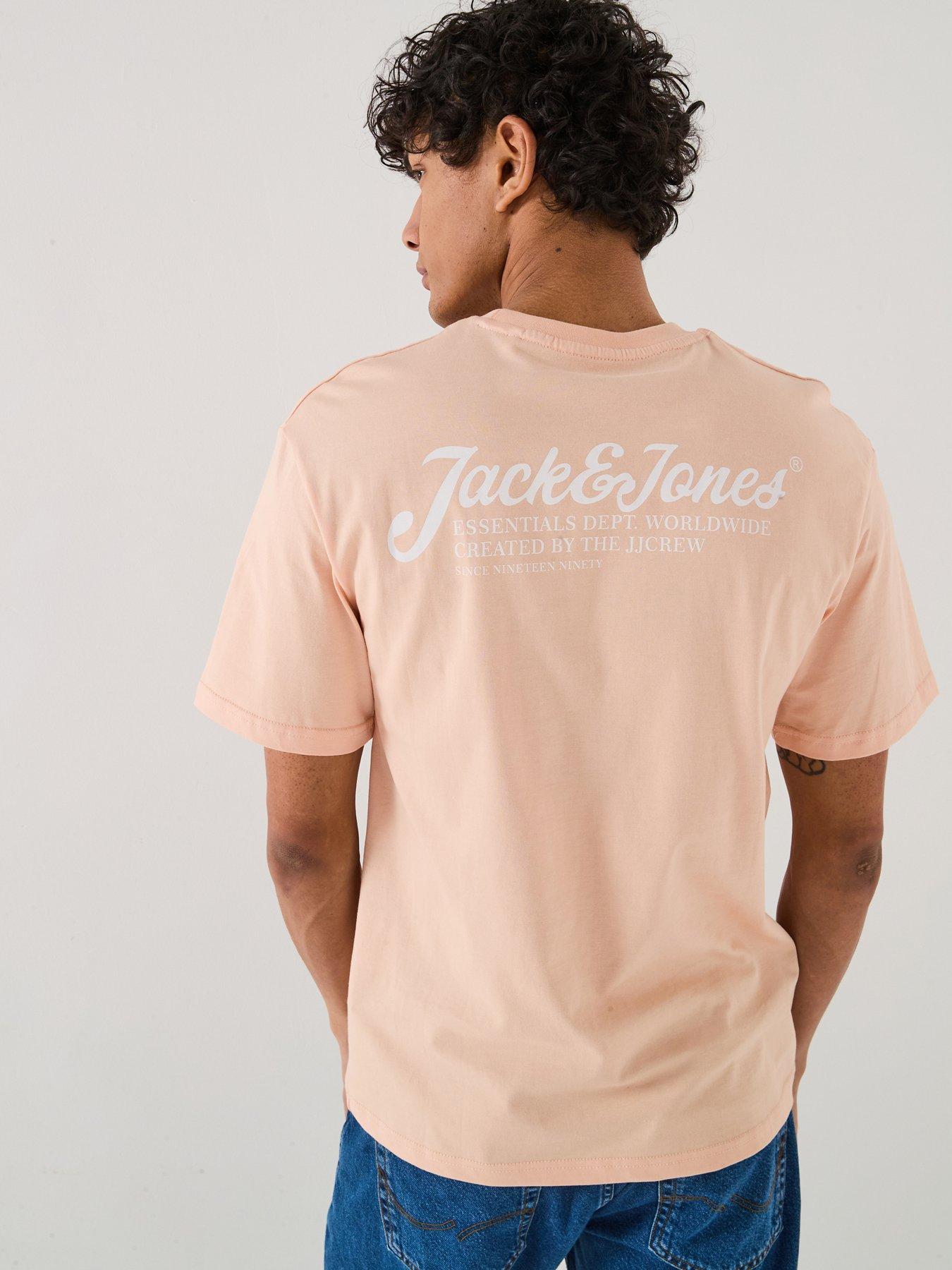 undefined Beau Script Logo T-Shirt - Light Orange