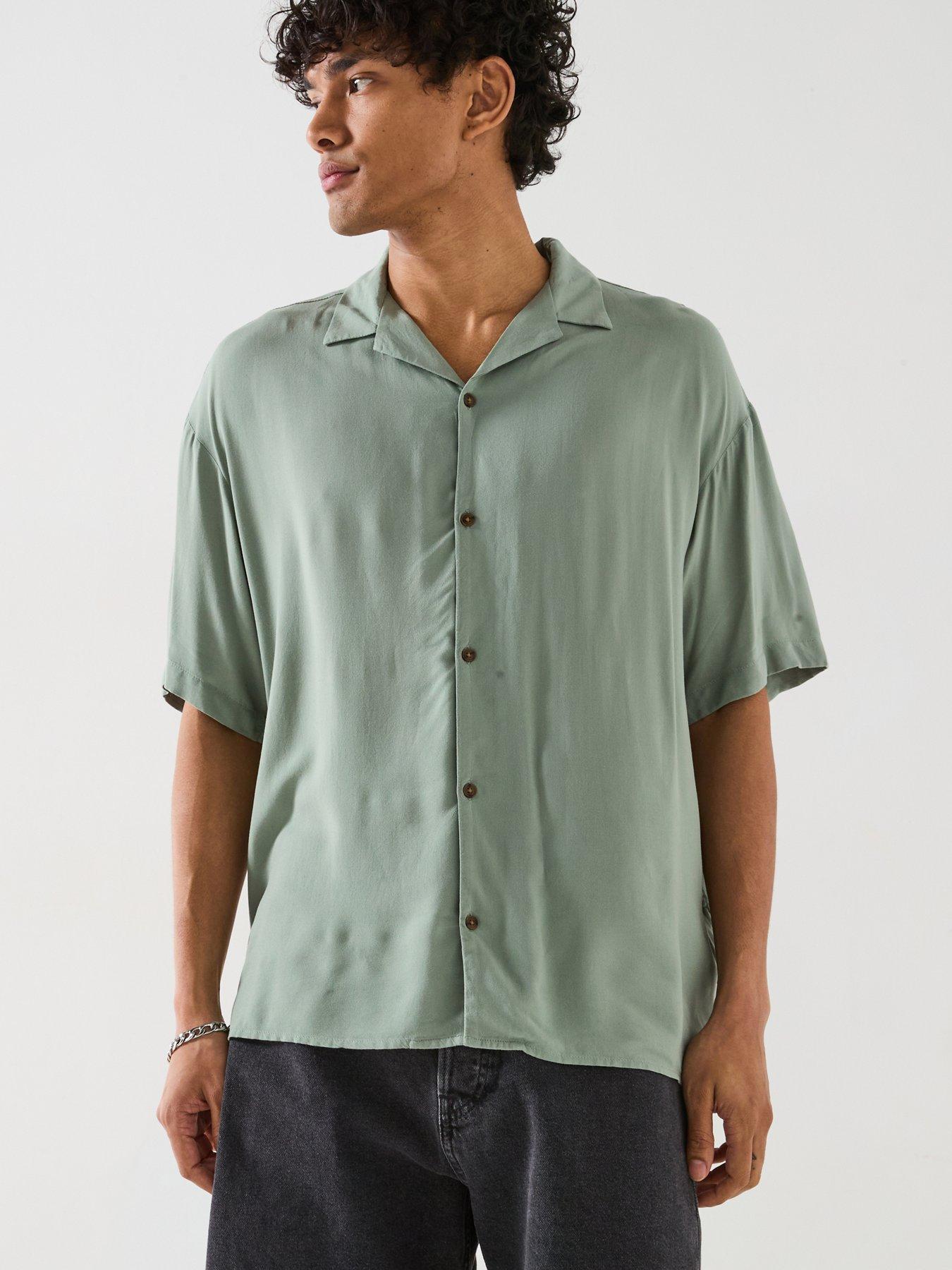 undefined Jeff Solid Resort Shirt - Iceberg Green
