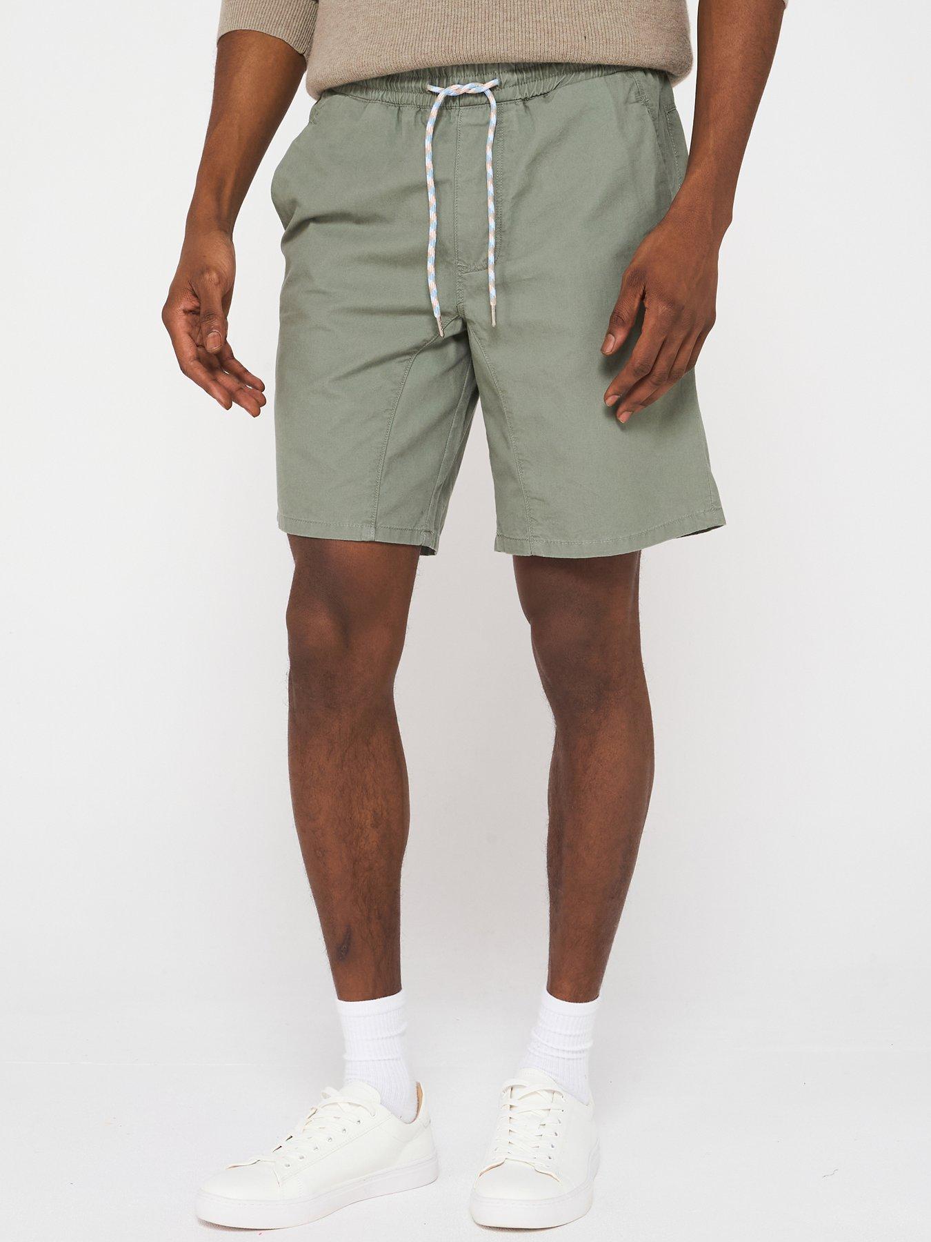 undefined Jaiden Reef Elasticated Woven Shorts - Agave Green