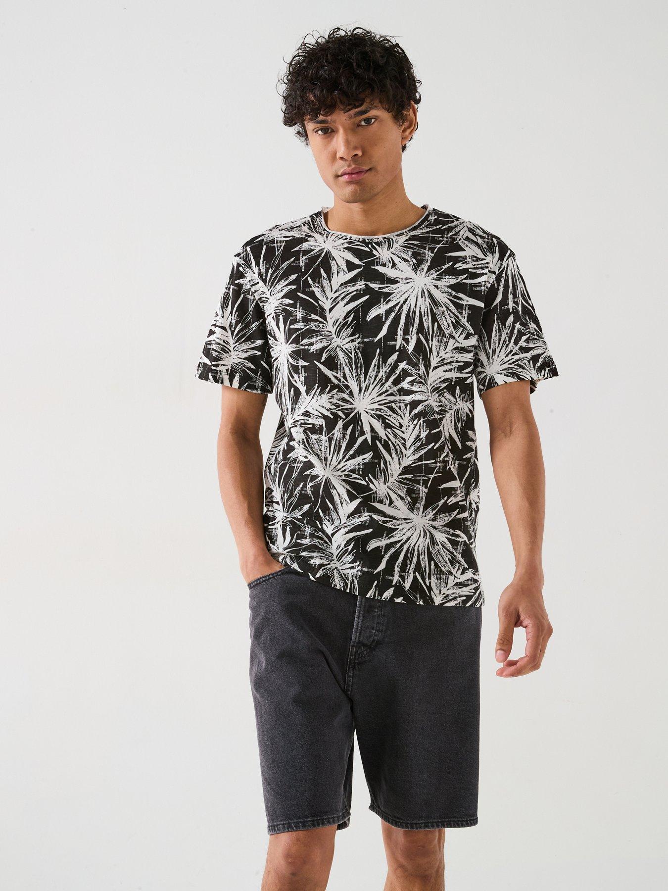 undefined Bryan Printed T-Shirt - Black