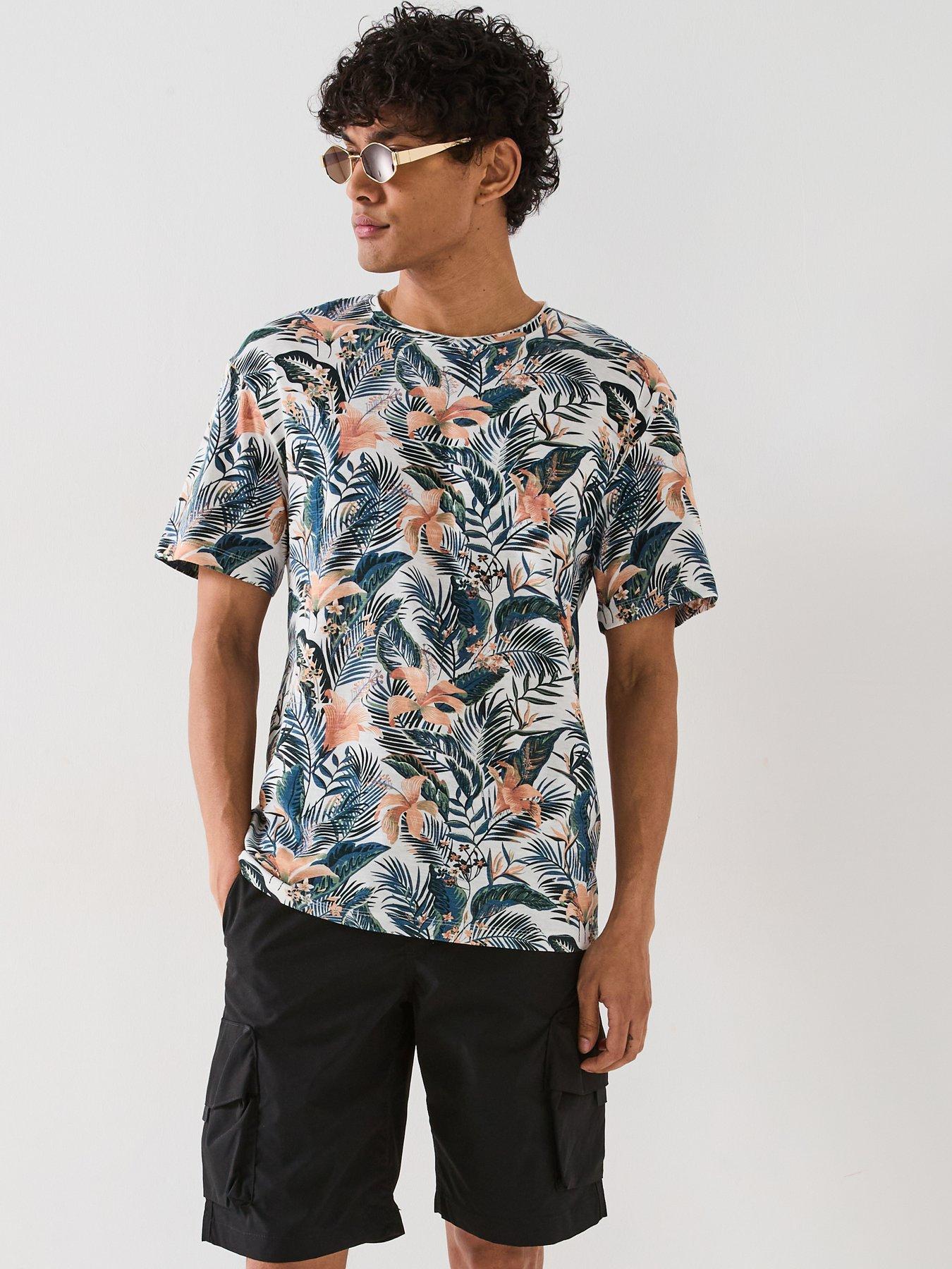 undefined Bryan Printed T-Shirt - White/Multi