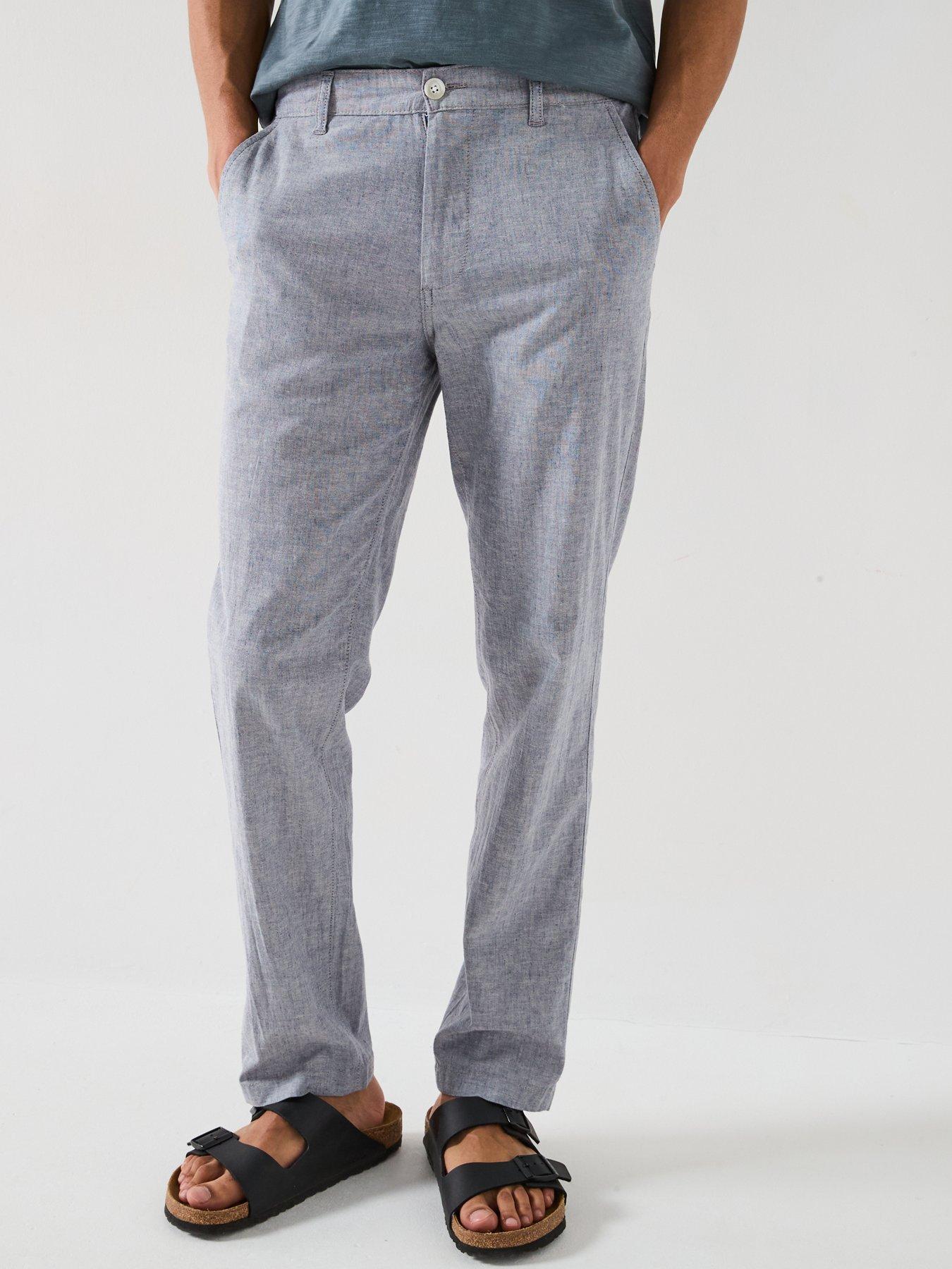 undefined Ollie Dave Breeze Chinos - Blue Indigo