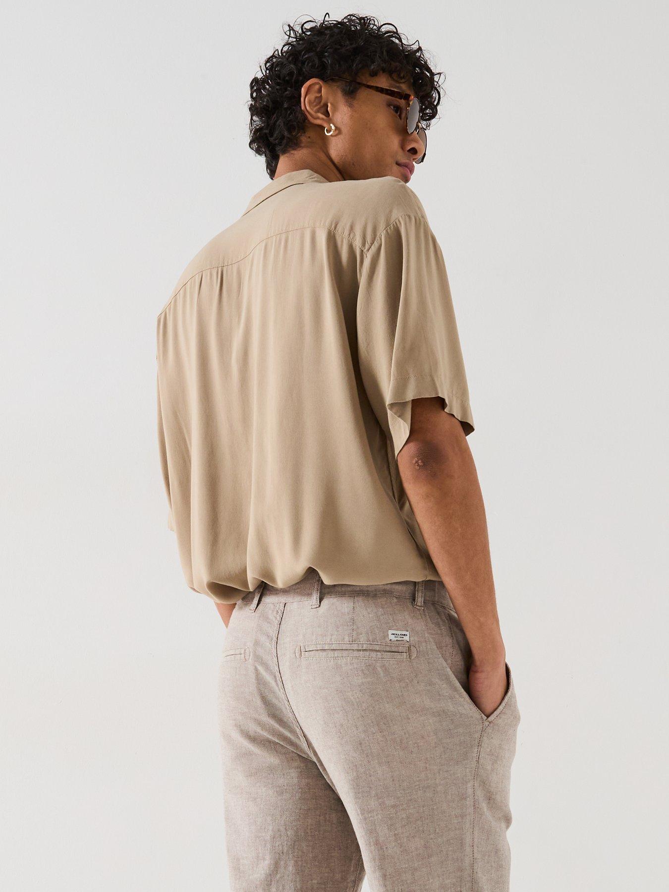 Image 4 of 6 of Jack & Jones Ollie Dave Breeze Chinos - Grey