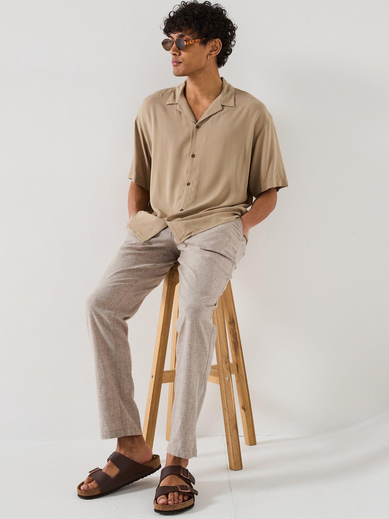 Image 6 of 6 of Jack & Jones Ollie Dave Breeze Chinos - Grey