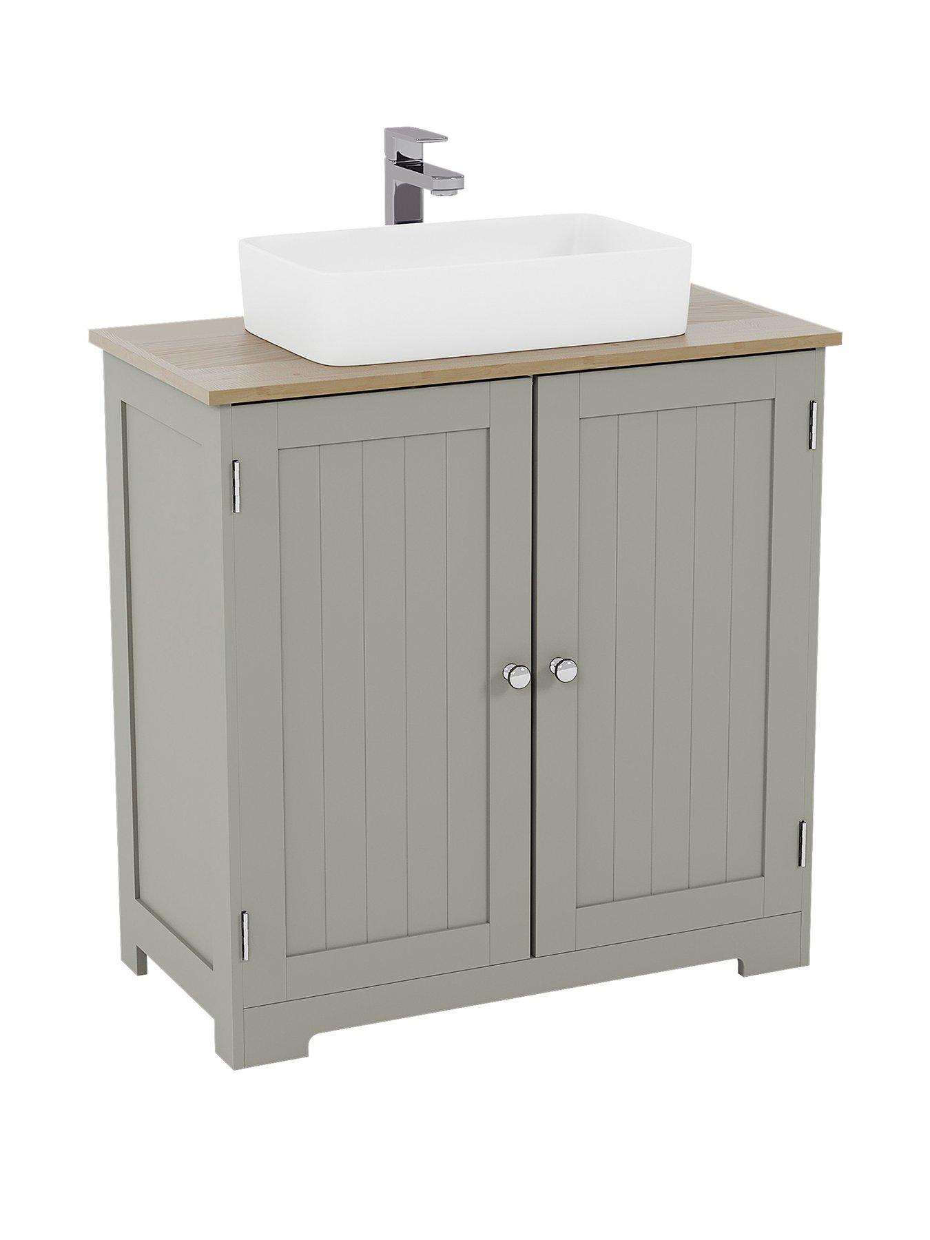 Image 2 of 7 of Bath Vida Priano 2 Door Under Sink Cabinet