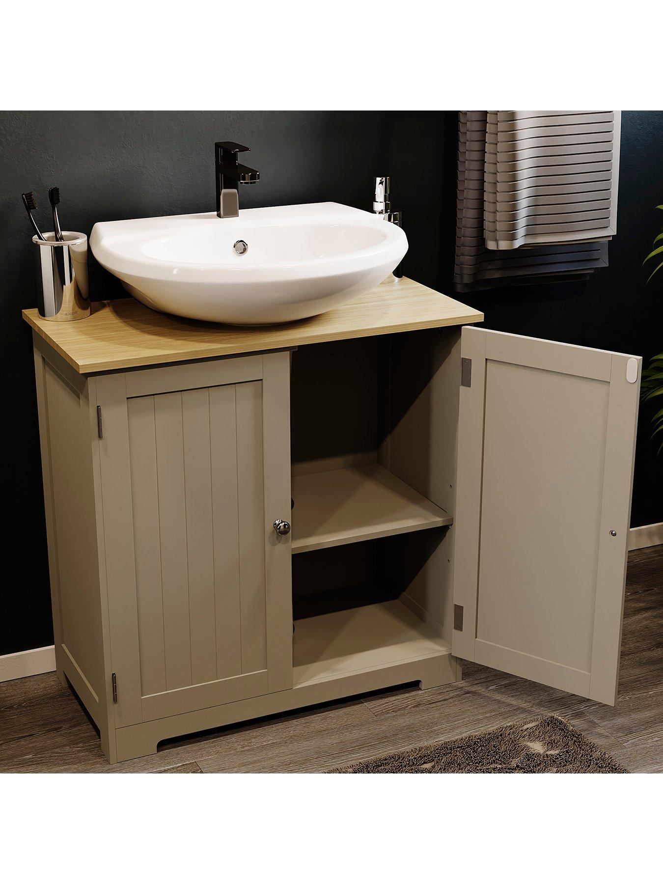 Image 6 of 7 of Bath Vida Priano 2 Door Under Sink Cabinet