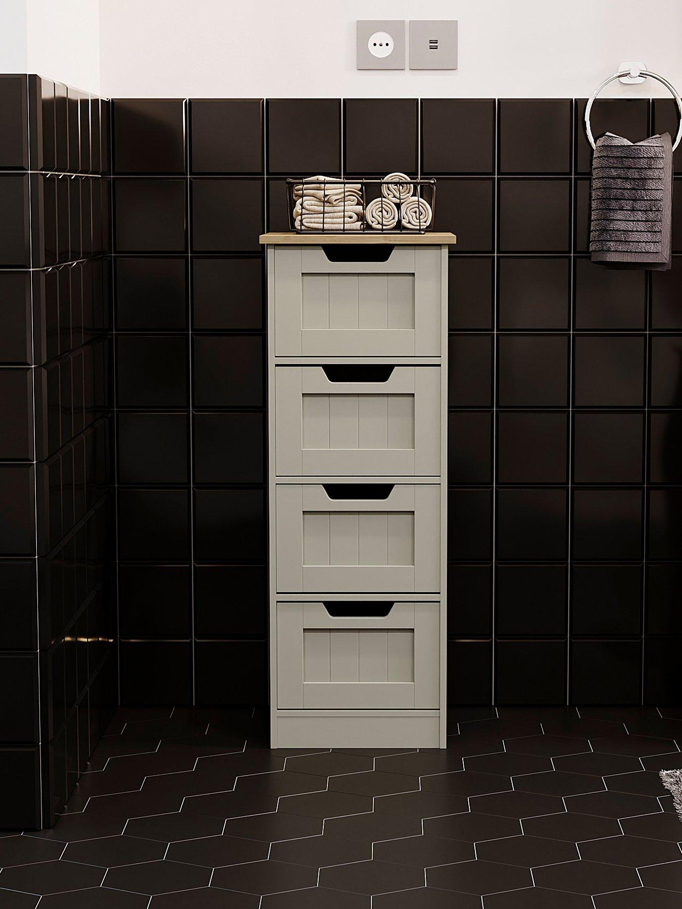 Bath Vida Priano 4 Drawer Freestanding Unit