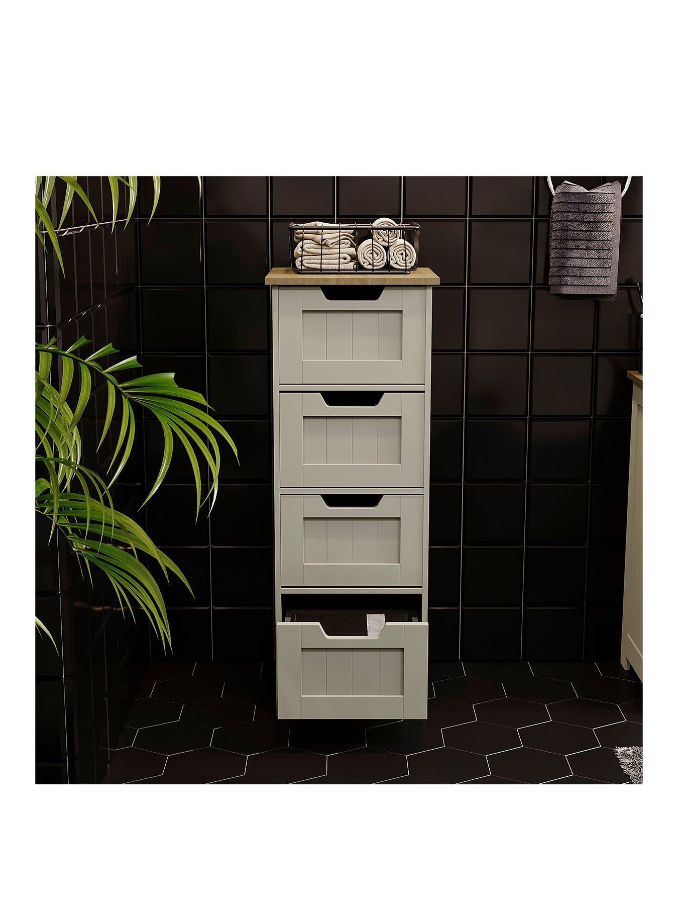 Image 3 of 7 of Bath Vida Priano 4 Drawer Freestanding Unit