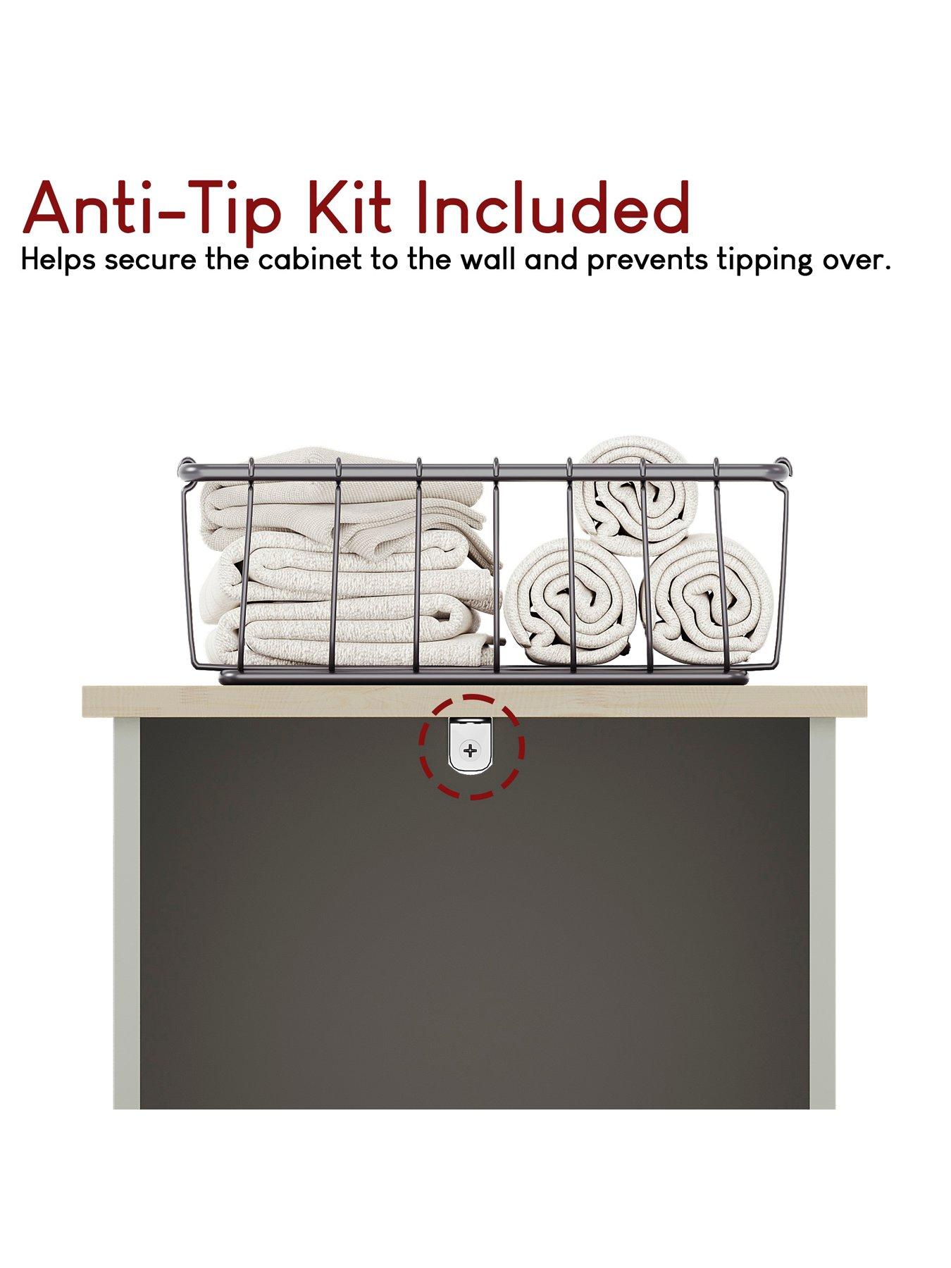 Image 5 of 7 of Bath Vida Priano 4 Drawer Freestanding Unit