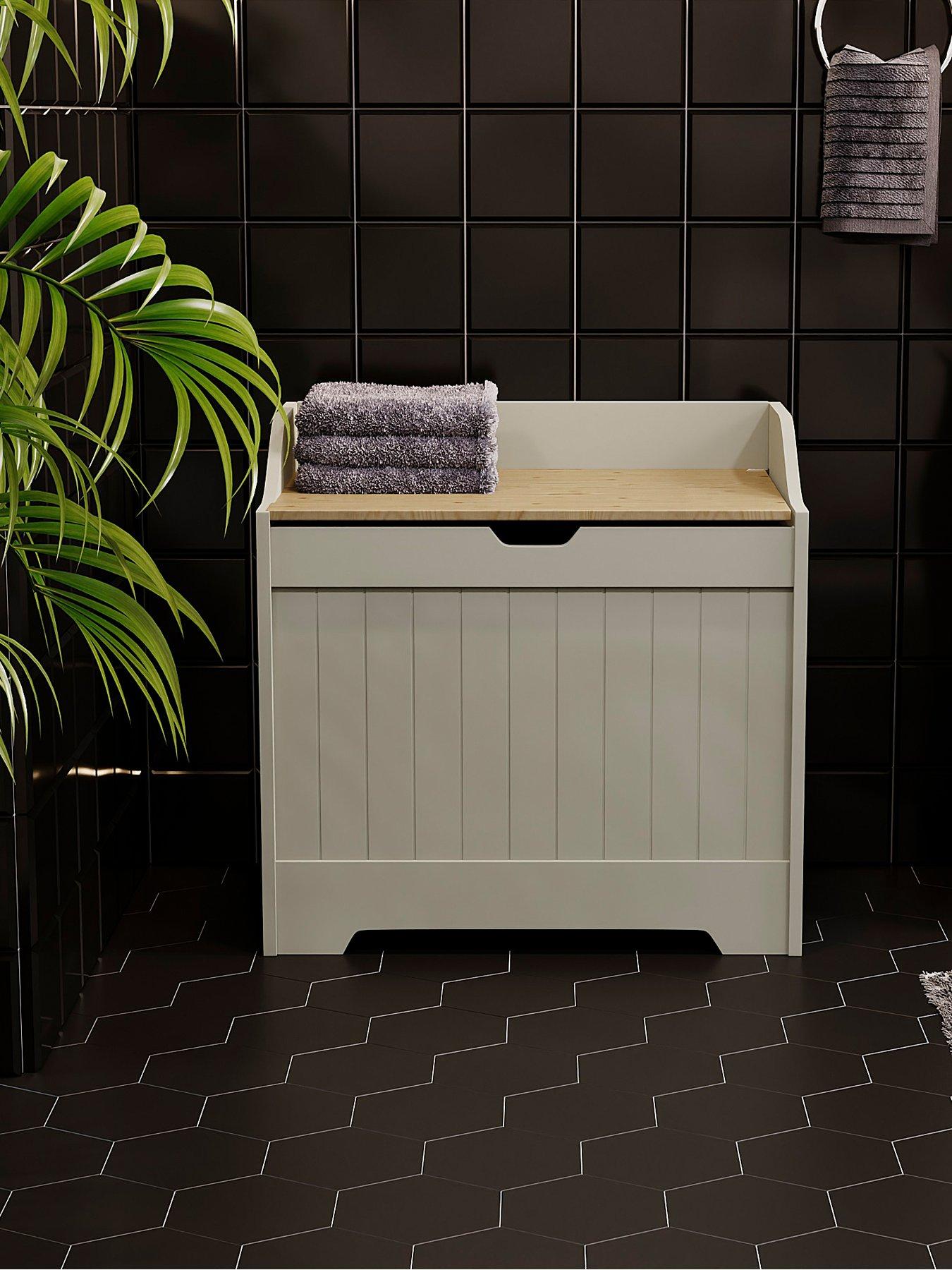 Product photograph of Bath Vida Priano Laundry Chest from very.co.uk