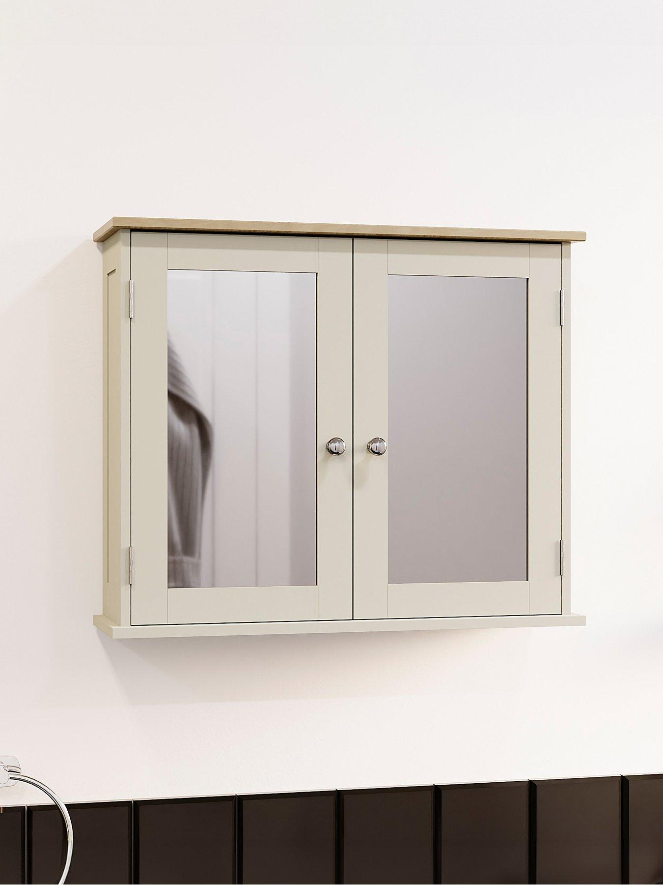 undefined Priano 2 Door Mirrored Wall Cabinet