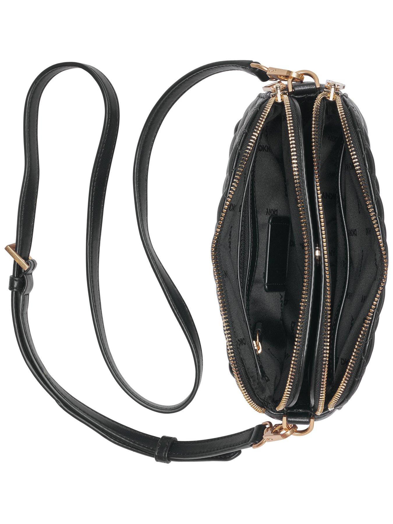 Image 4 of 4 of DKNY Trina Double Zip Camera - Black