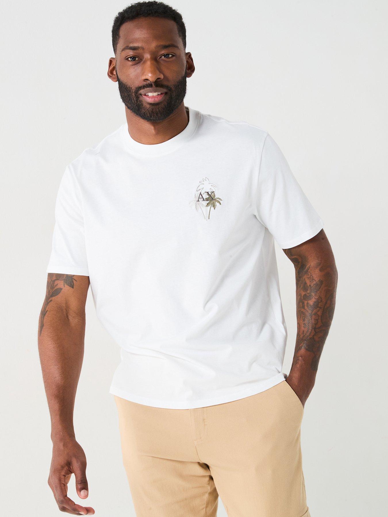 undefined Embroidered Palm Logo T-Shirt - Off White