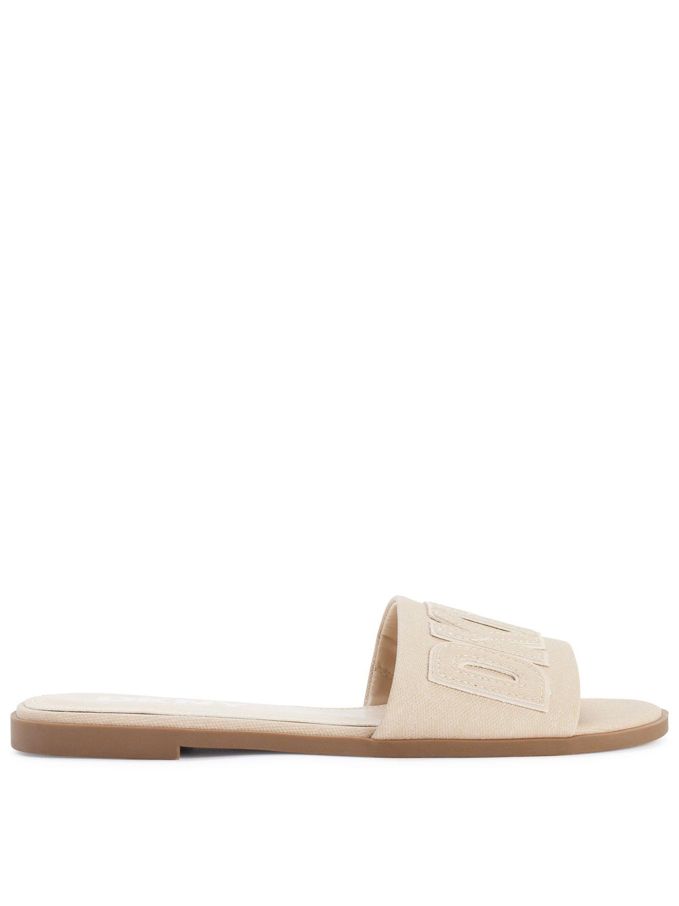 undefined Wilow Flat Sliders - Beige