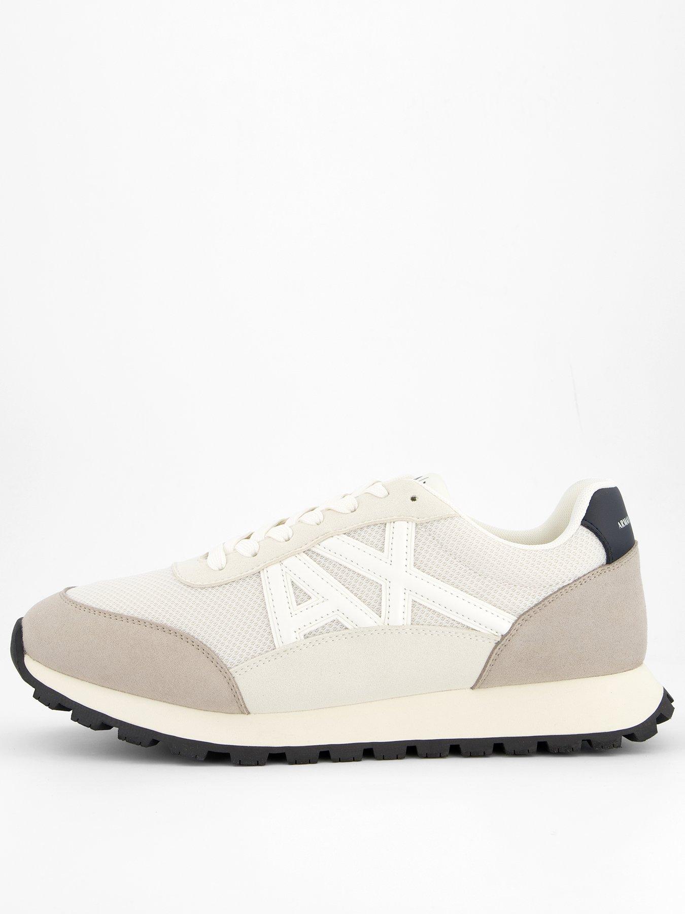 undefined Large Logo Trainers - Natural
