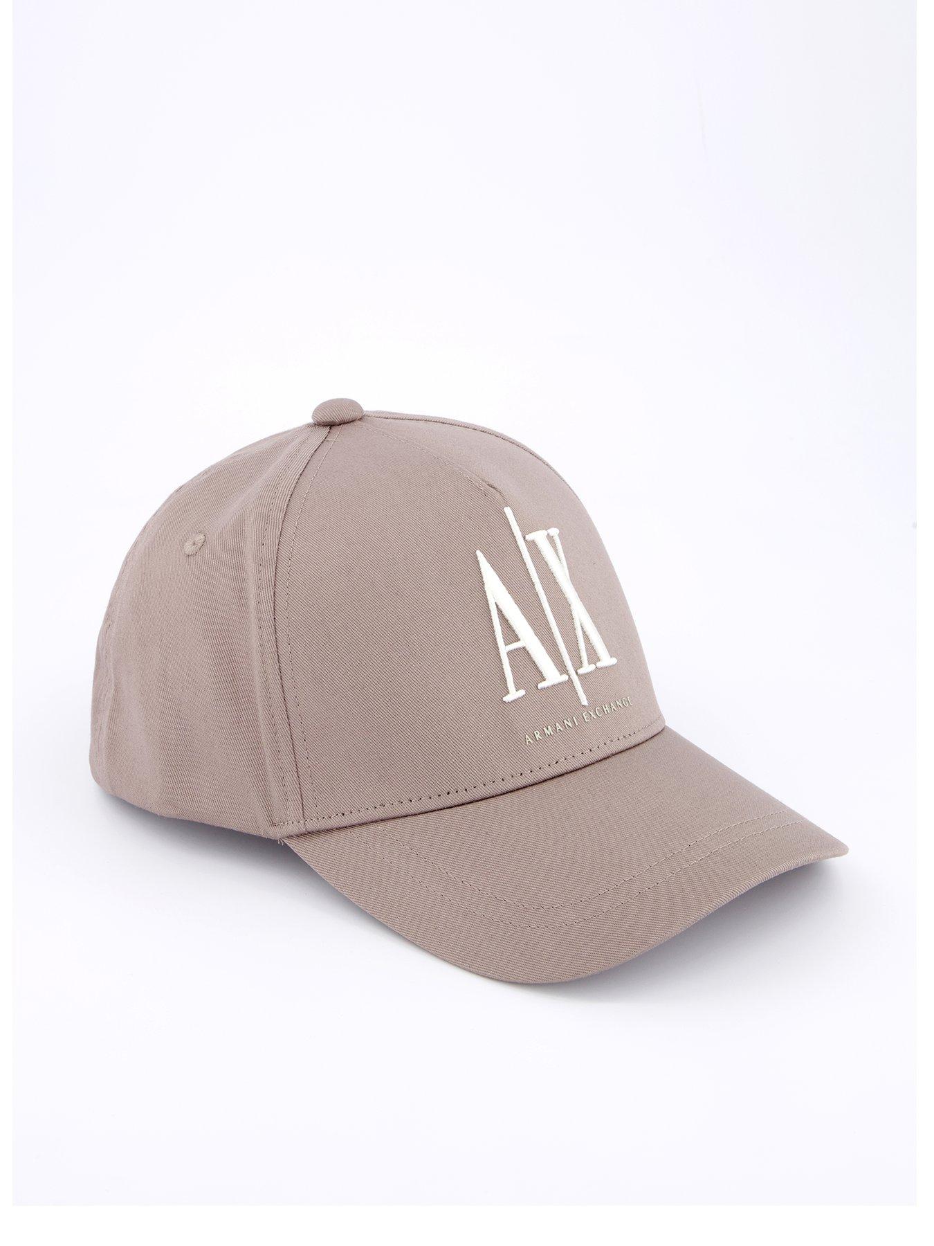 Armani Exchange Logo Baseball Cap - Light Brown