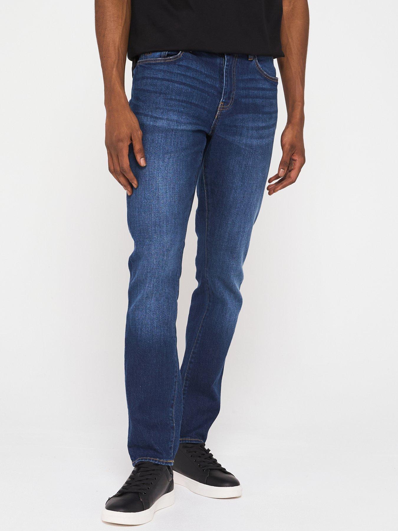 Armani Exchange Slim Fit Jeans - Mid Wash