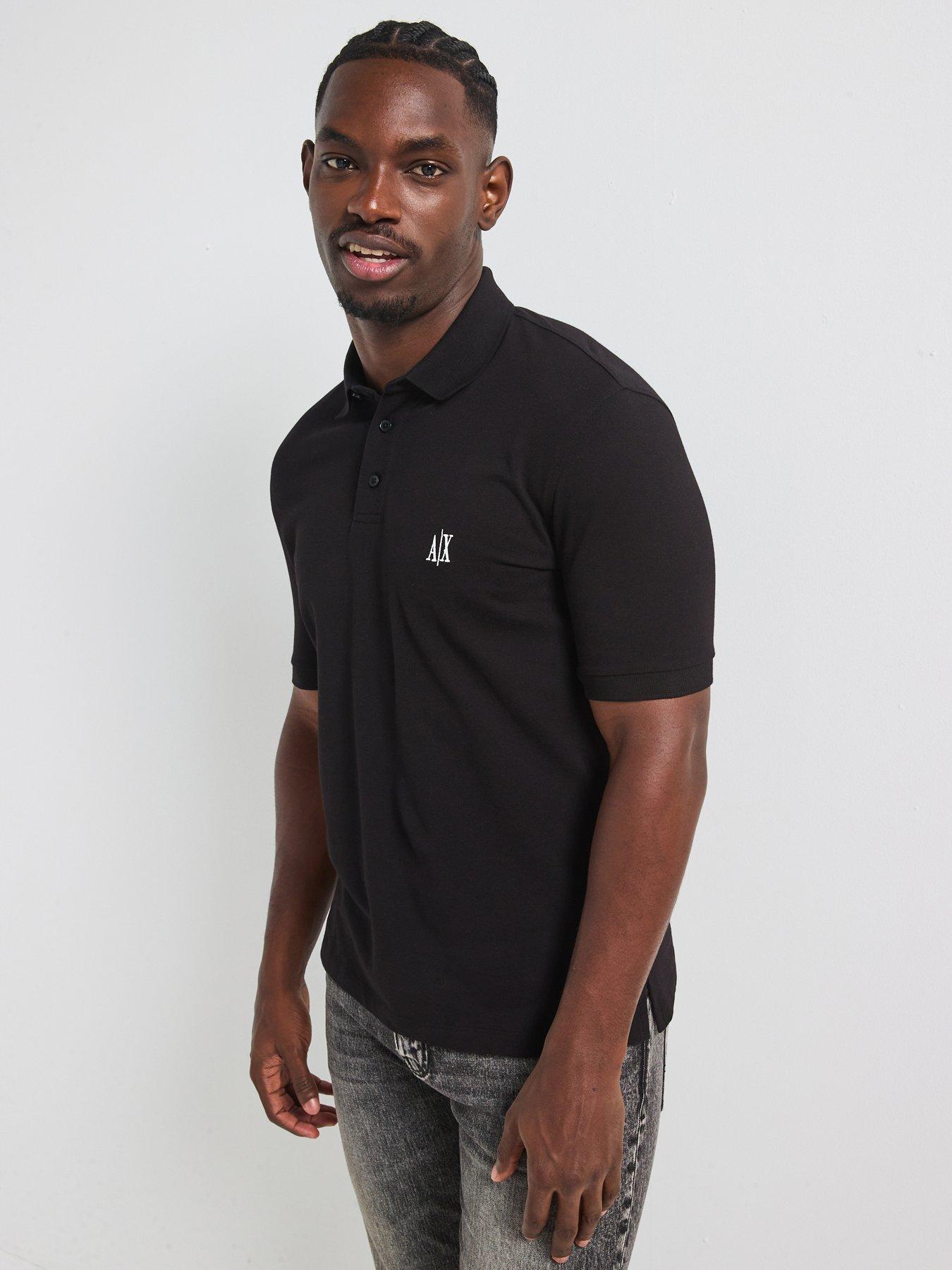 Armani Exchange Icon Project Polo Shirt - Black