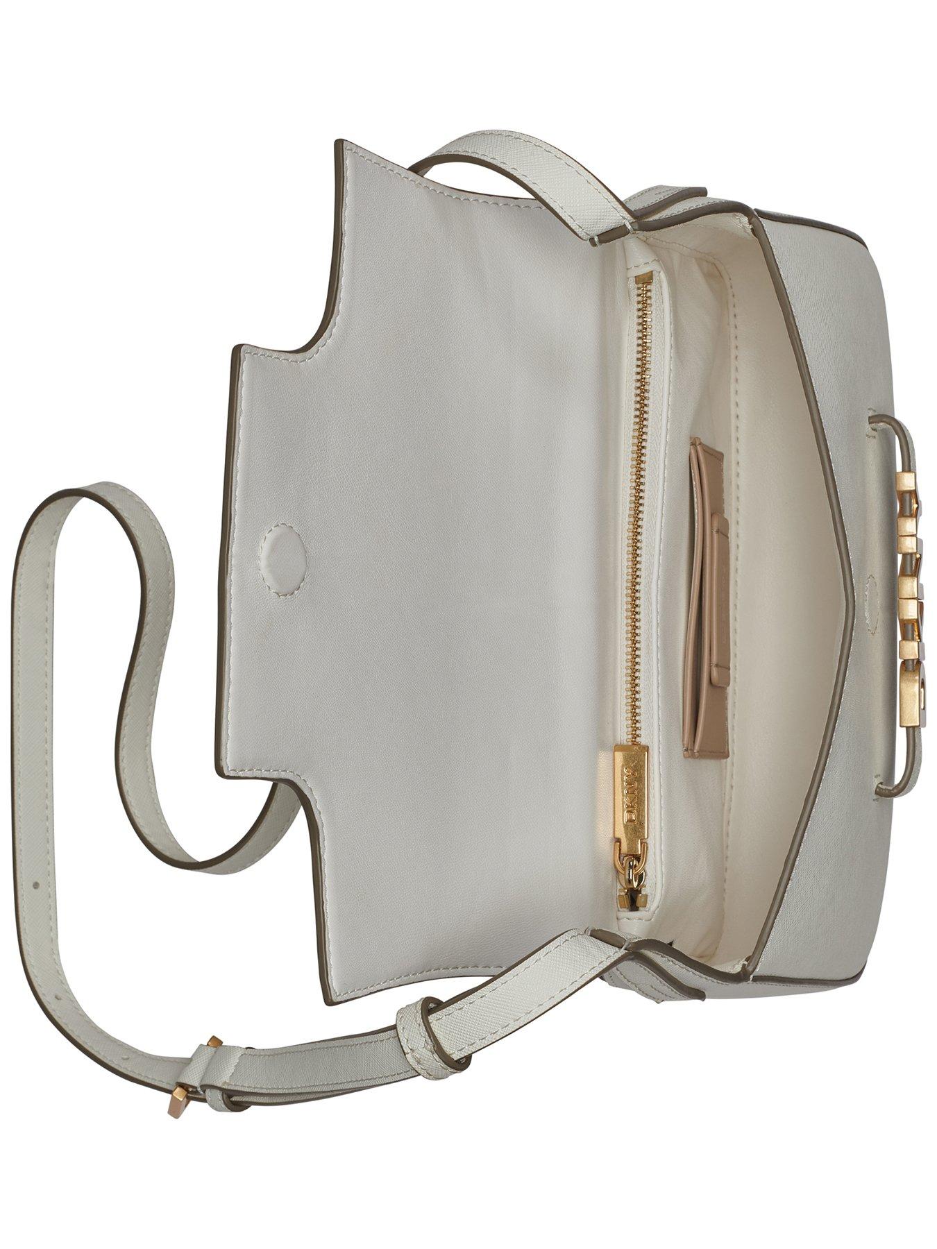 Image 4 of 4 of DKNY Avril Crossbody Bag - White