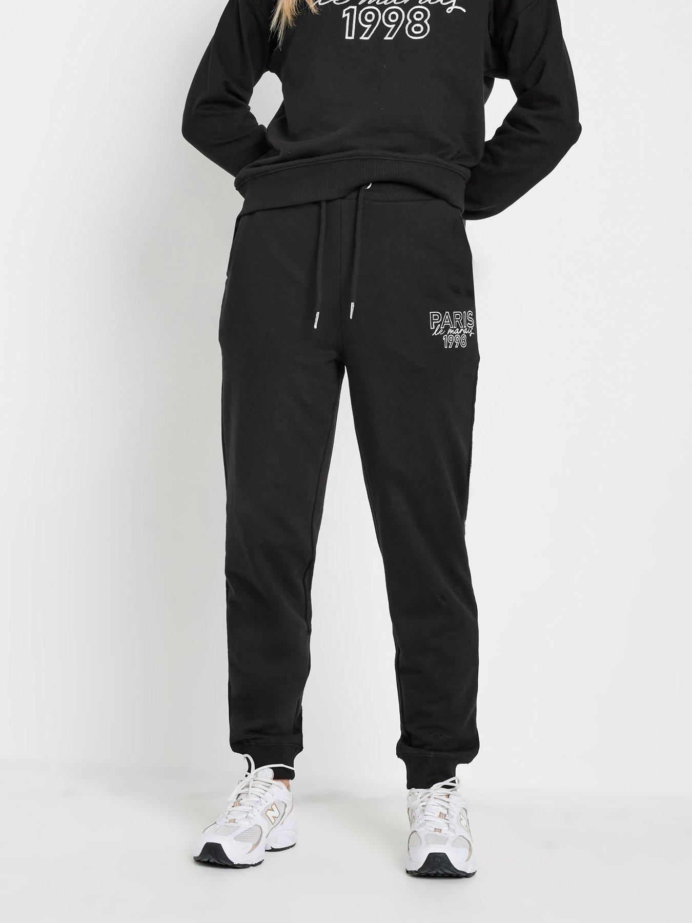 undefined Petite Paris Jogger - Black