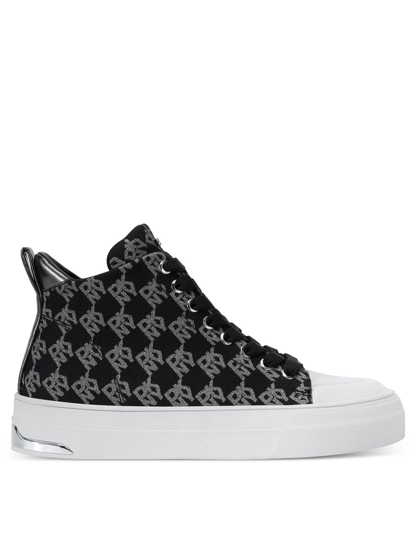 undefined Yaser Lace Up Mid Sneakers - Black