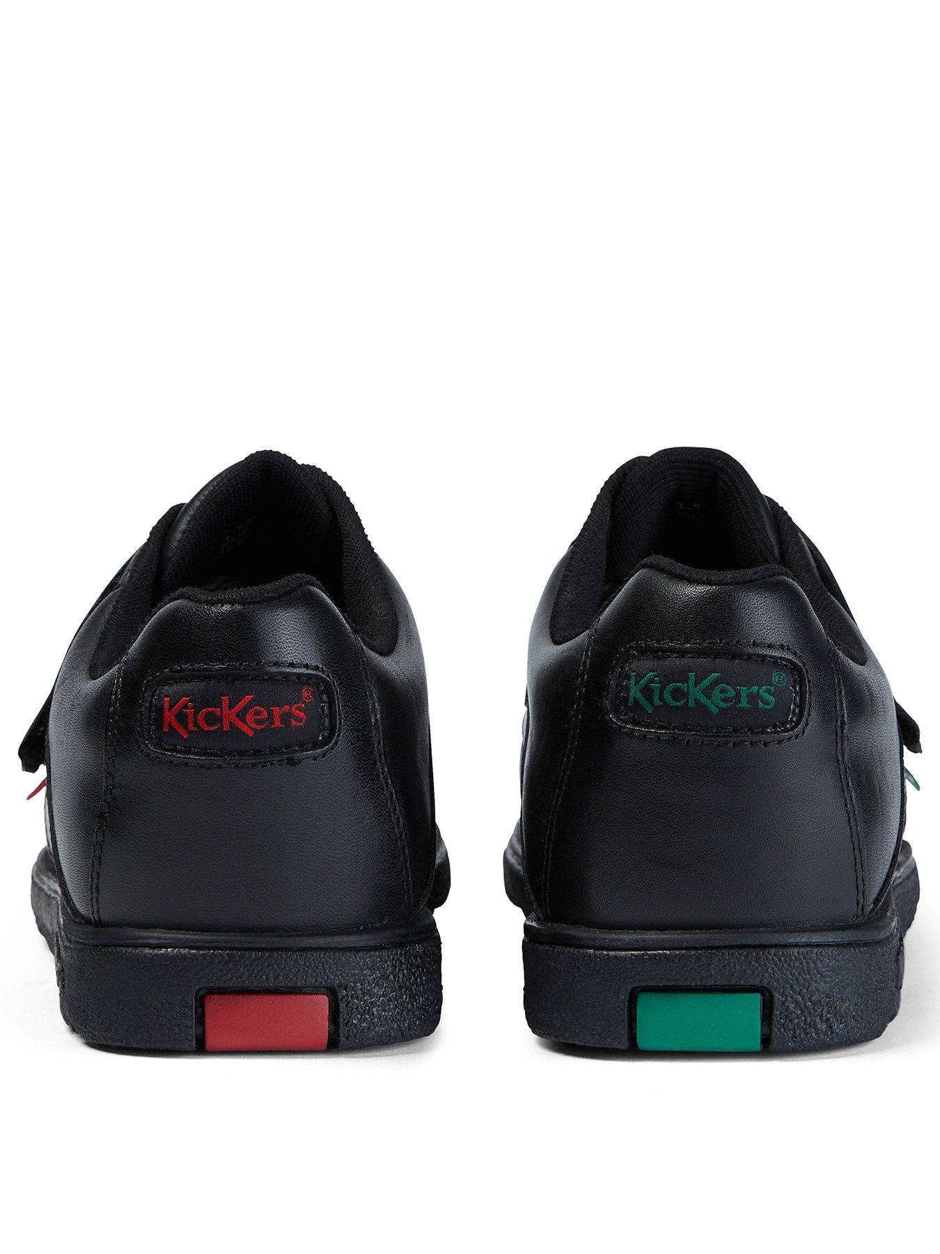Image 3 of 7 of Kickers Fragma Single Strap Leather Shoe - Black