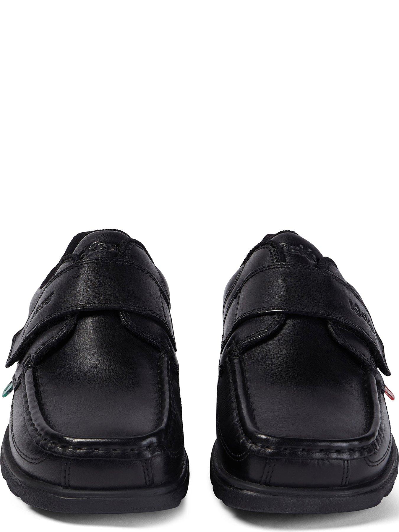 Image 5 of 7 of Kickers Fragma Single Strap Leather Shoe - Black