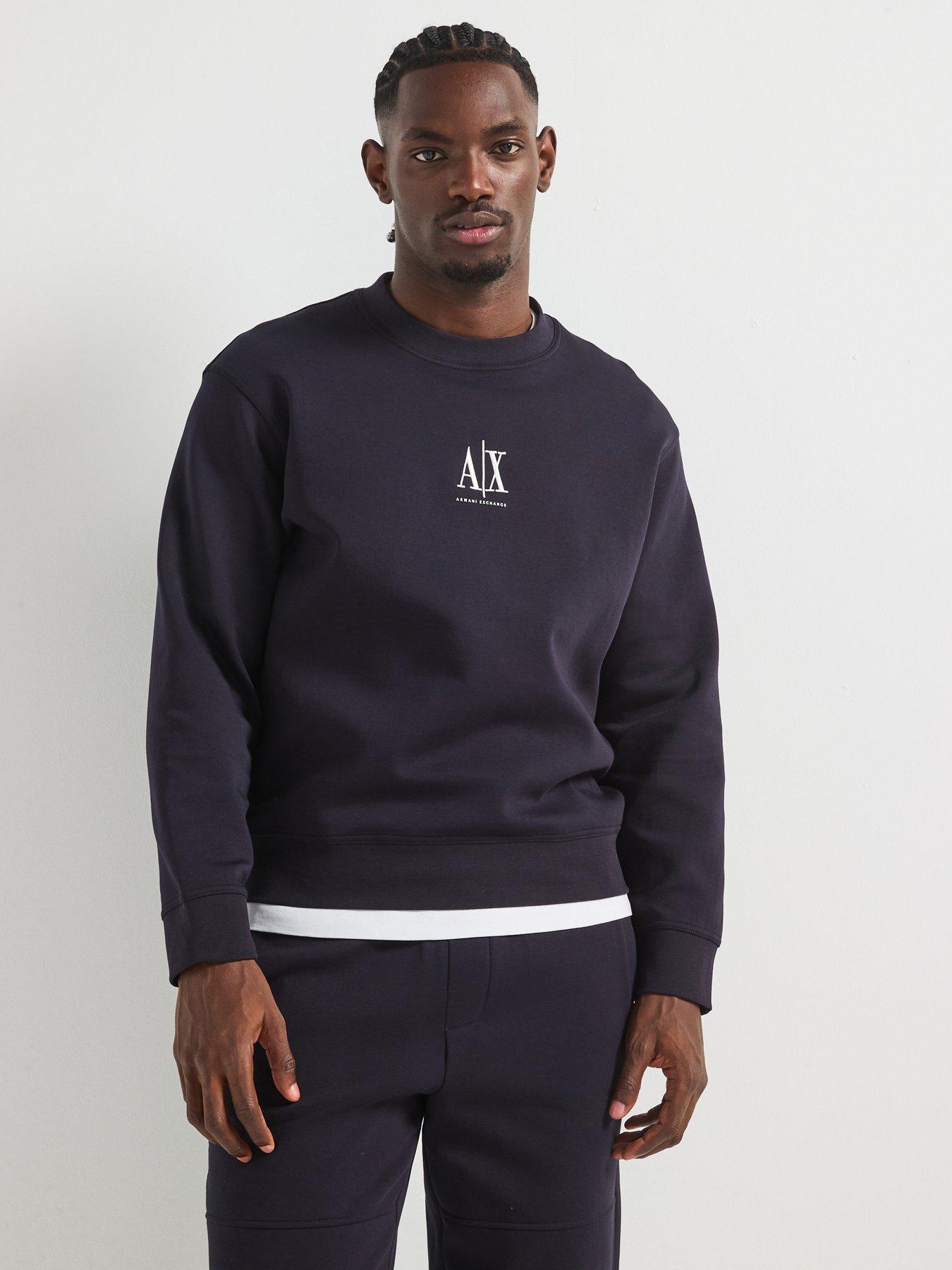 Armani Exchange Icon Project Crew Sweat - Navy