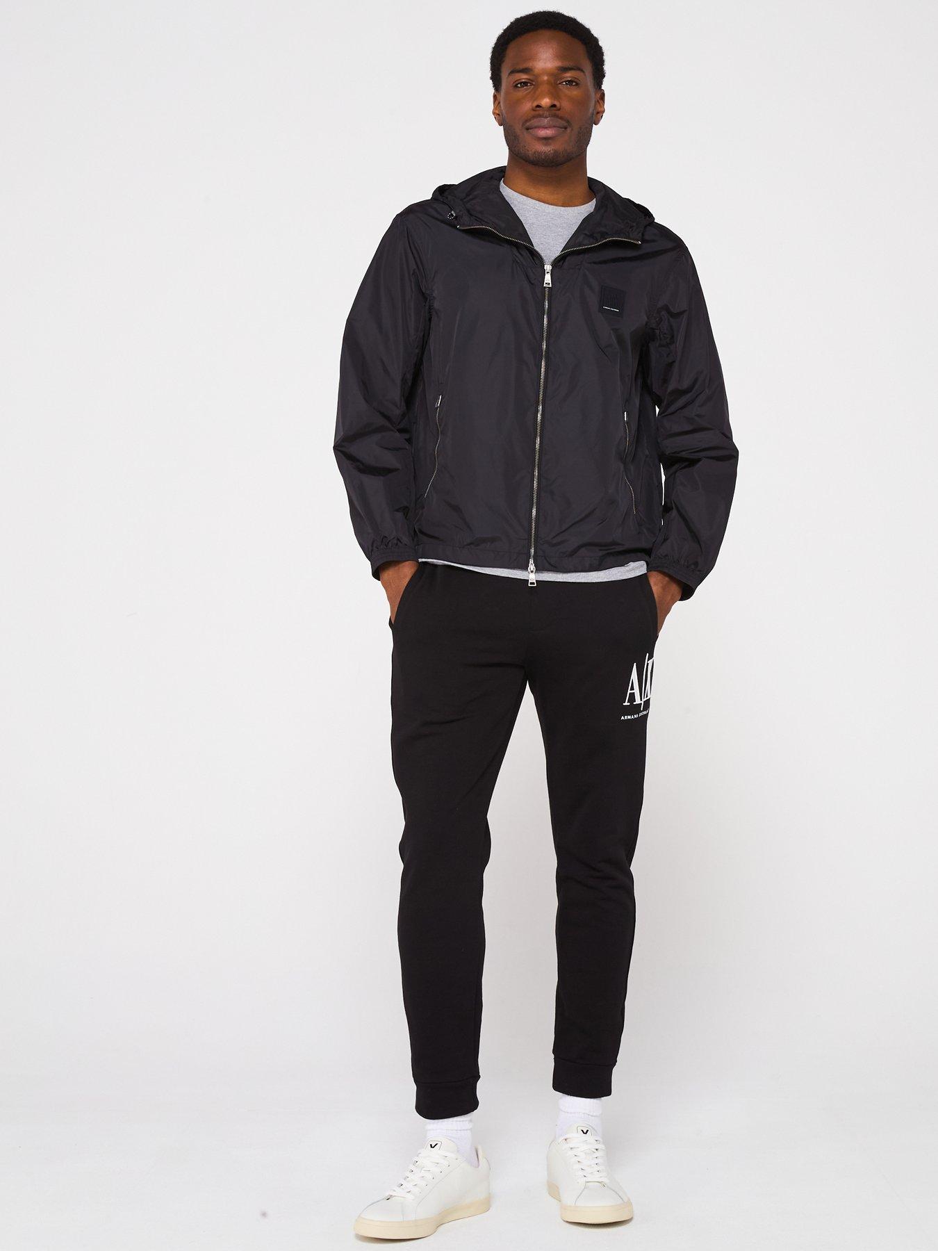 Armani Exchange Nylon Winderbreaker Jacket - Black | Very