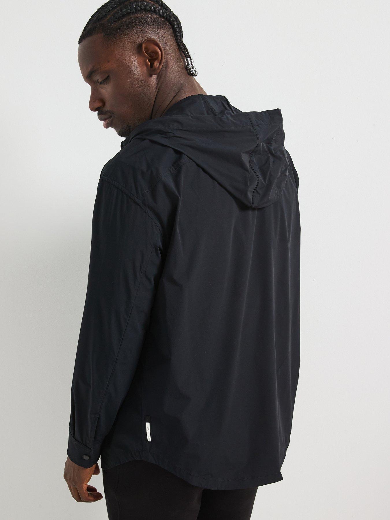 archive ARMANI nylon Balmacaan Coat 黒 archive ARMANI nylon Balmacaan Coat 黒 【公式通販】
