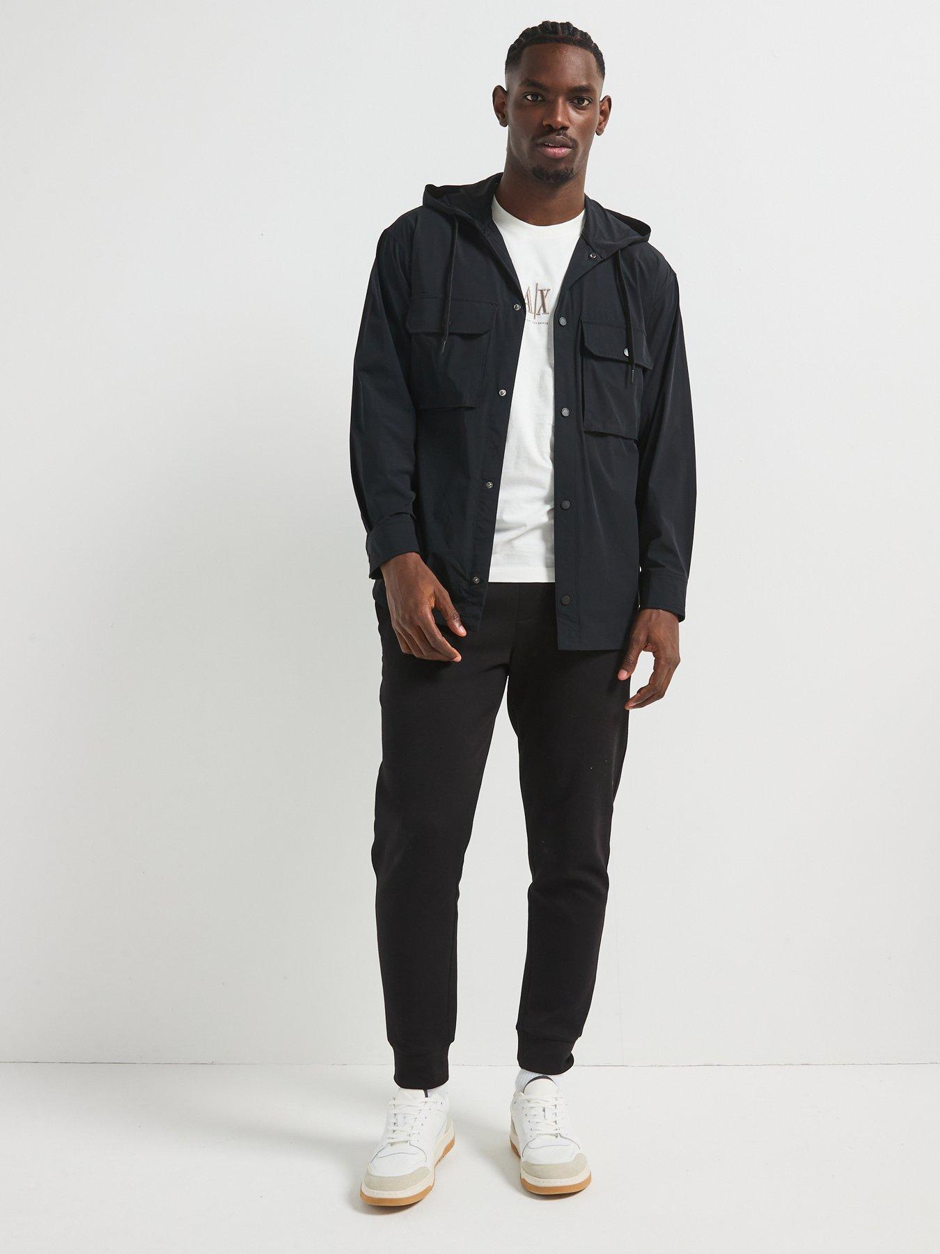 Armani Exchange Technical Nylon Parka - Black | Very