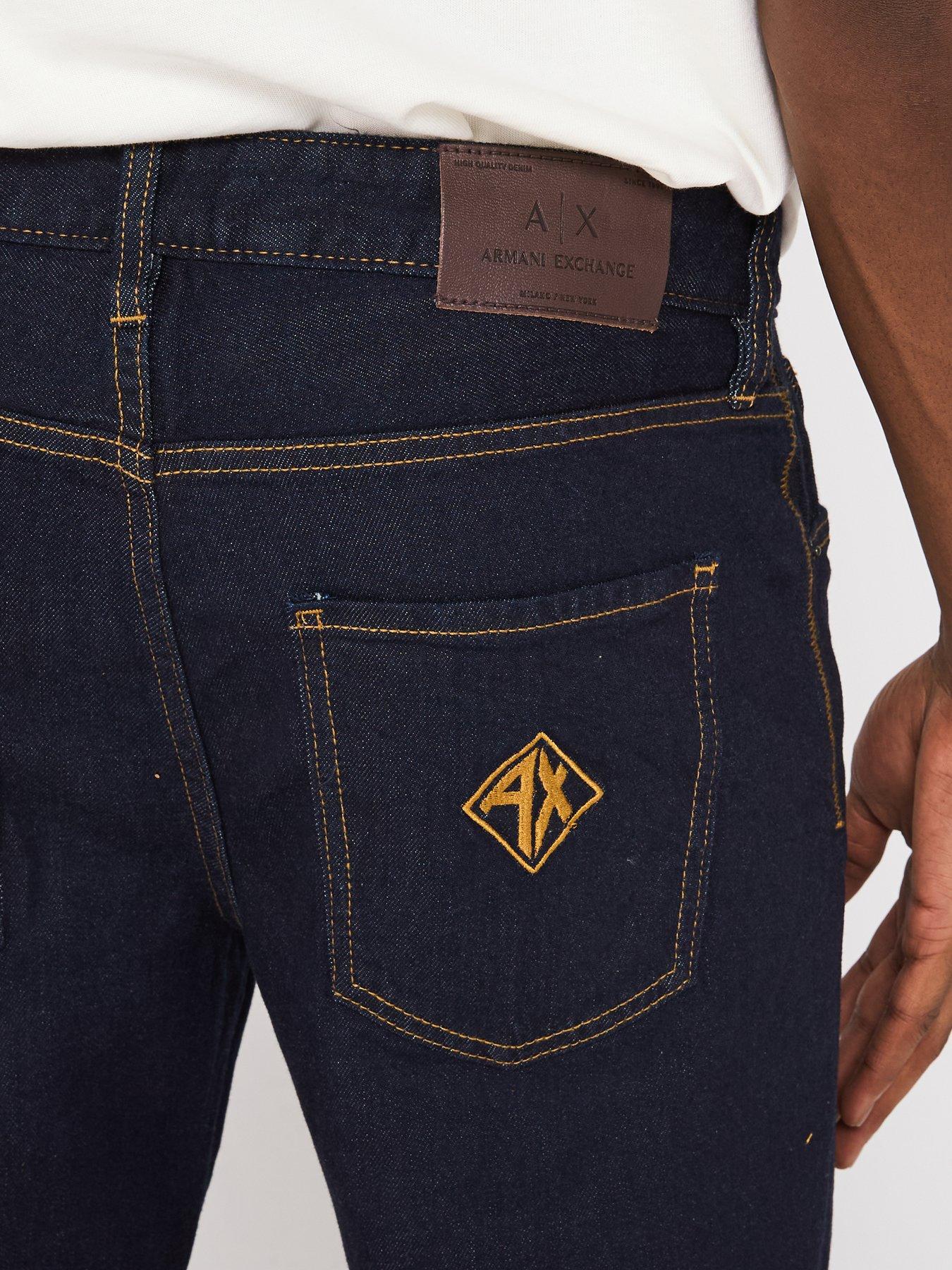 Image 4 of 4 of Armani Exchange Slim Fit Jean - Dark Wash